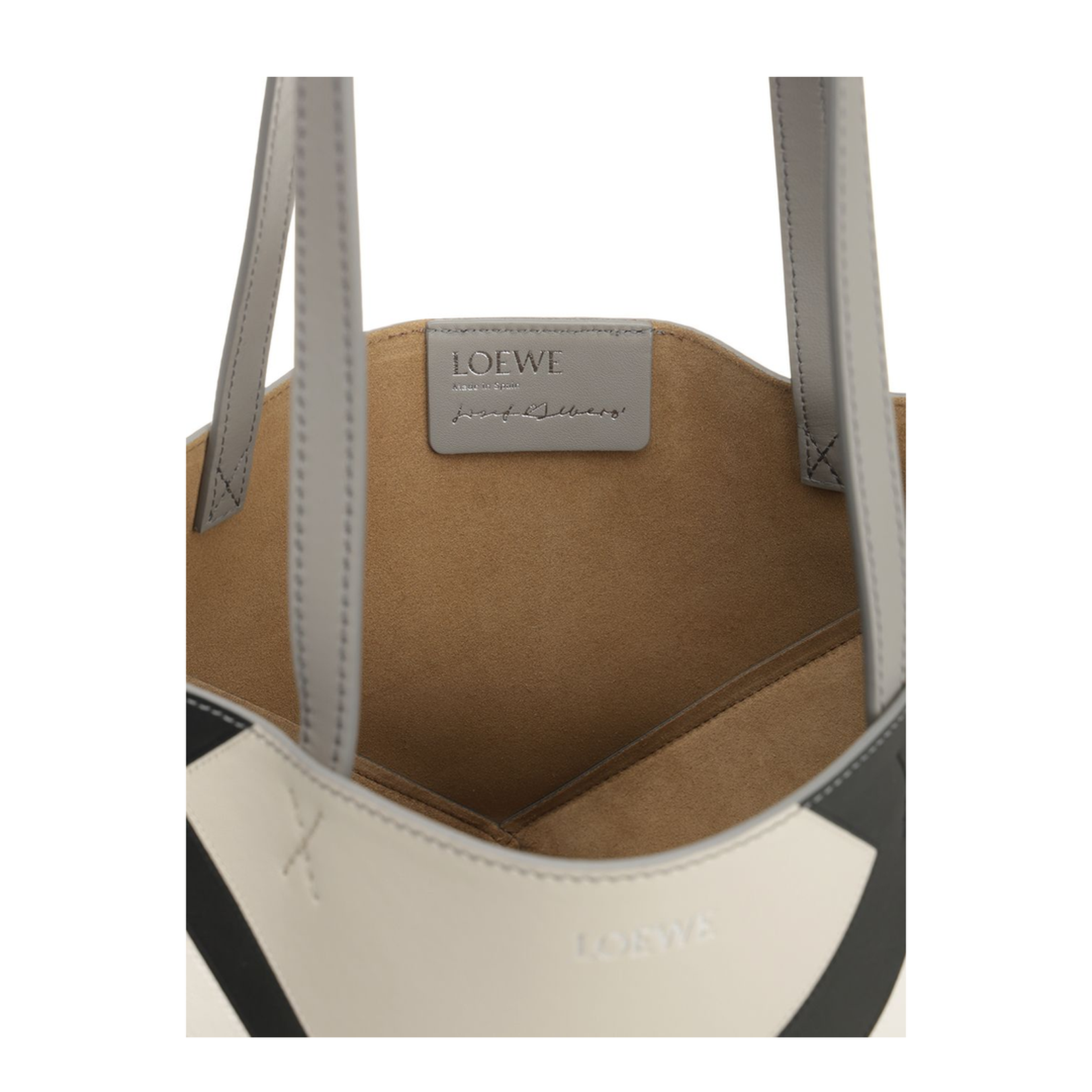 Medium Puzzle Fold Tote in Nappa Calfskin Multicolor - Image 4