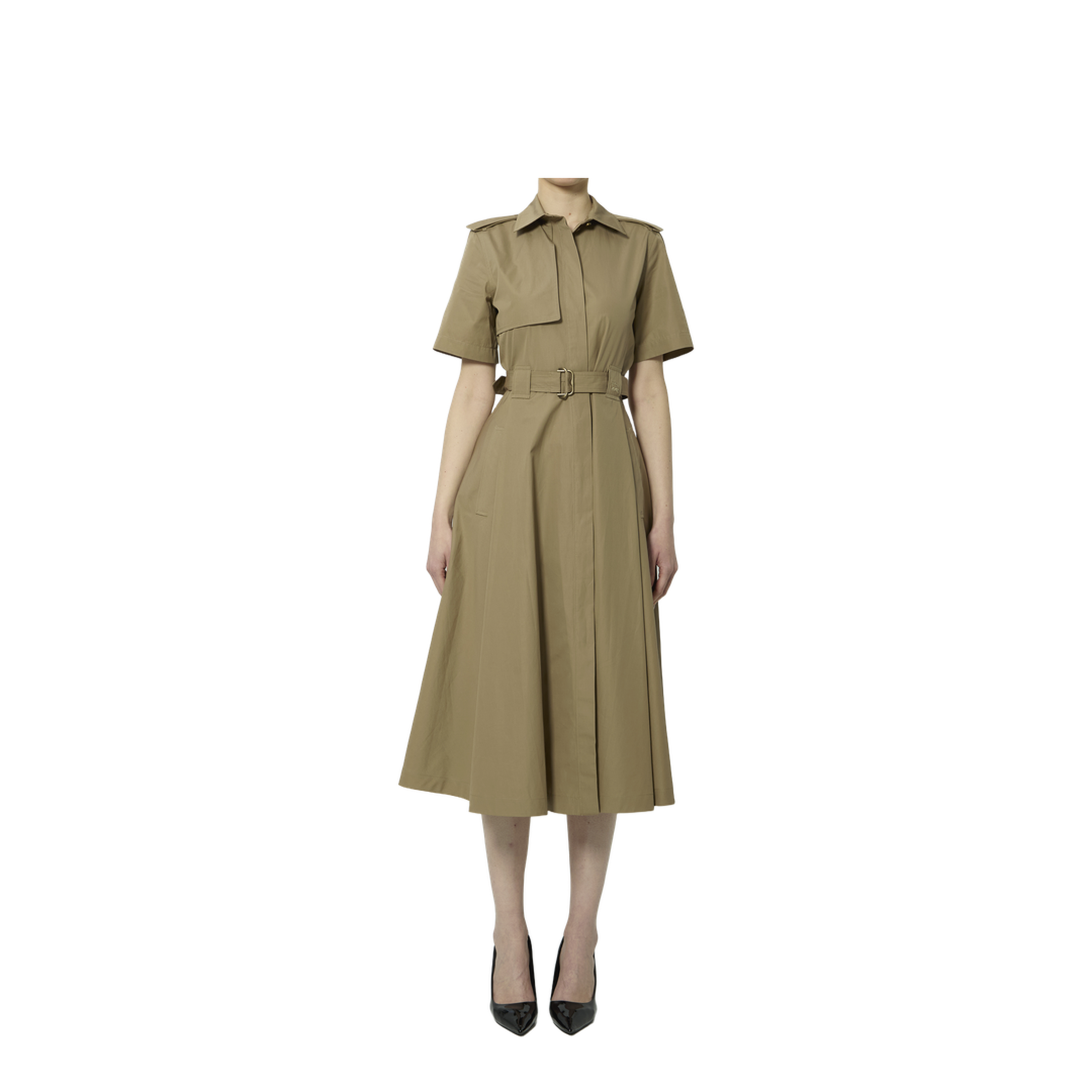 Cotton Poplin Shirtdress - Image 1