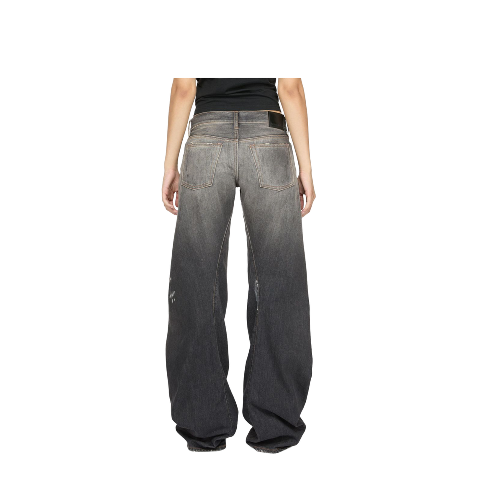 Loose Fit Jeans - Black - Image 3