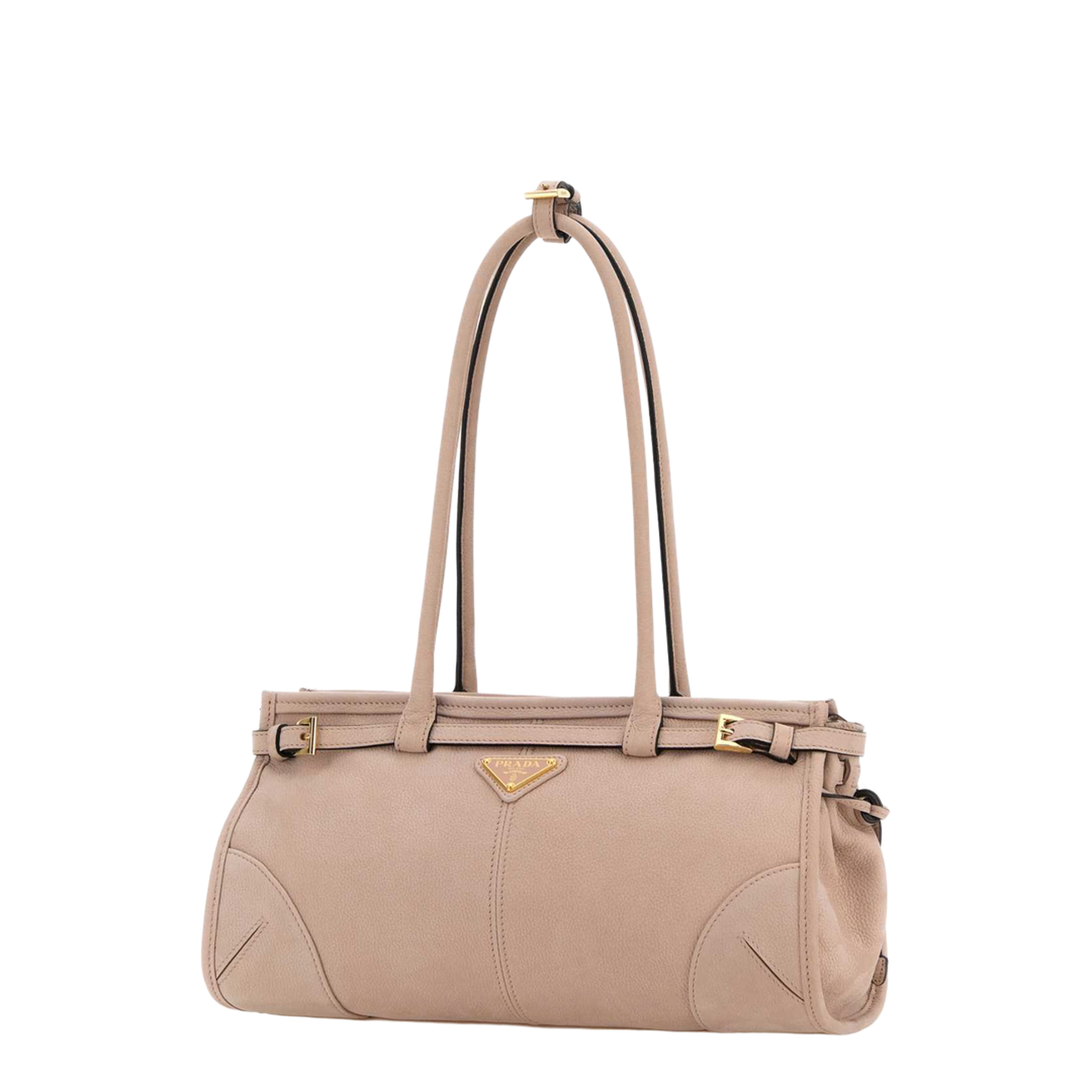 Pink Nabuk Bonnie Shoulder Bag - Image 2