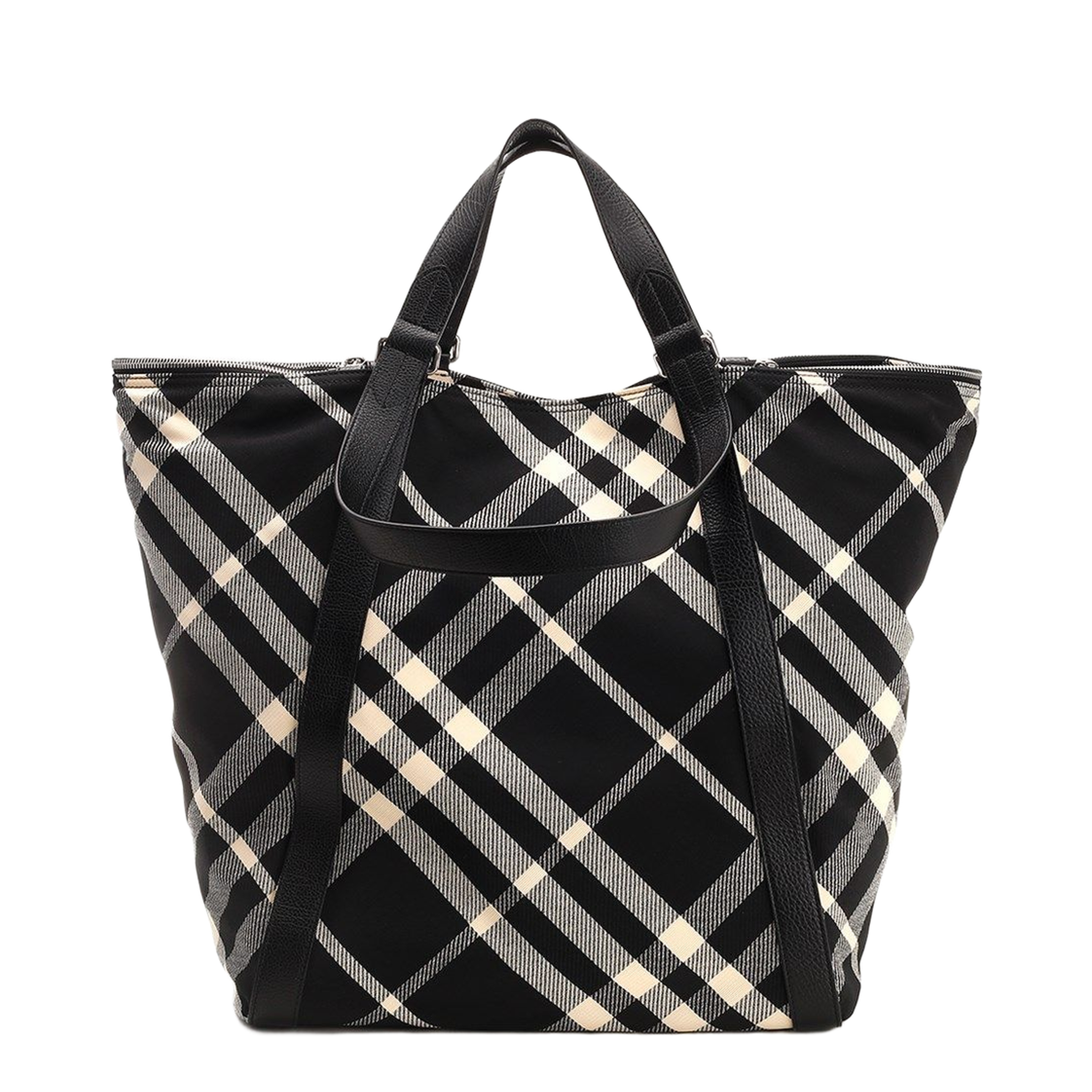 Polyester-Cotton Tote - Black - Image 1
