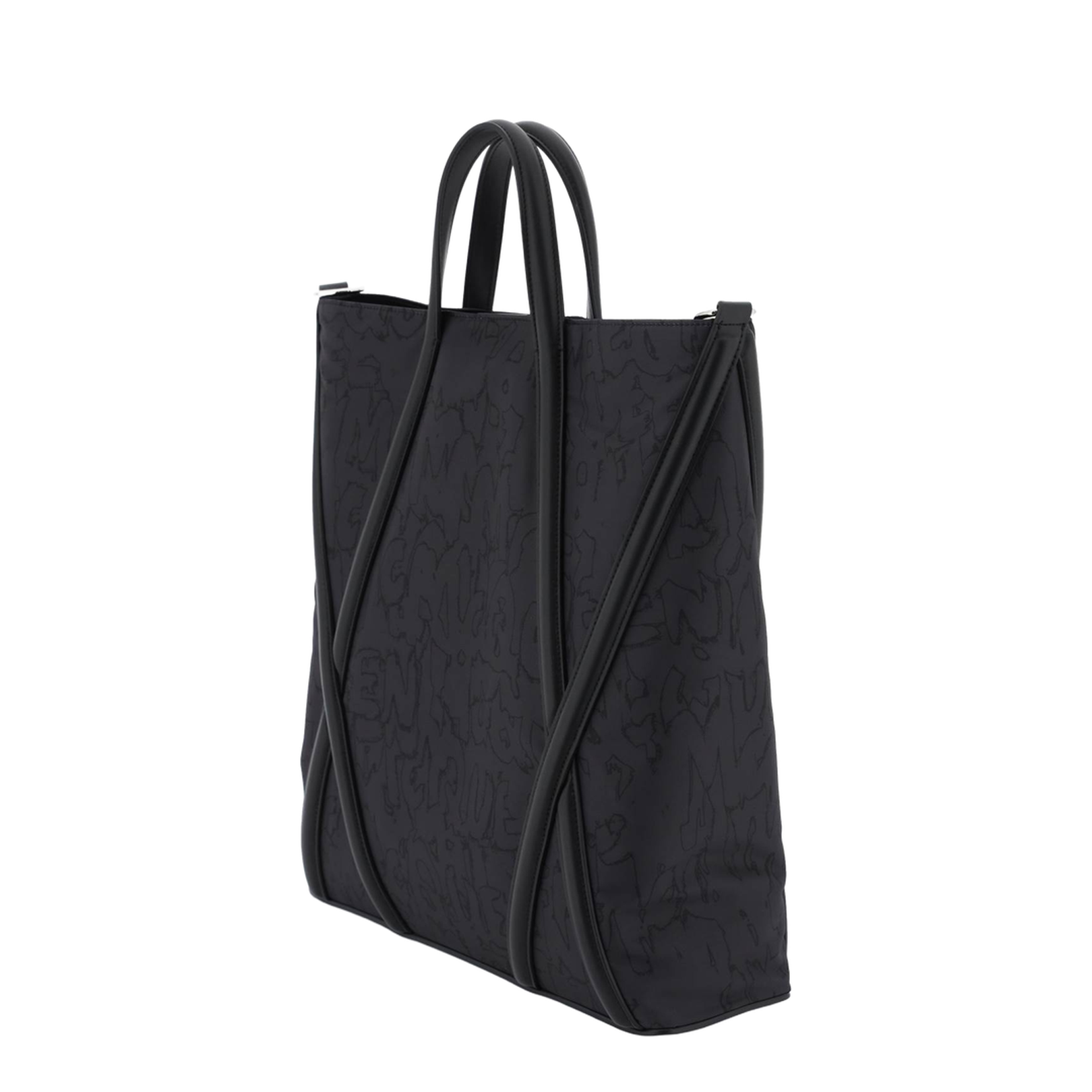 Harness Calf Leather Tote - Black - Image 2