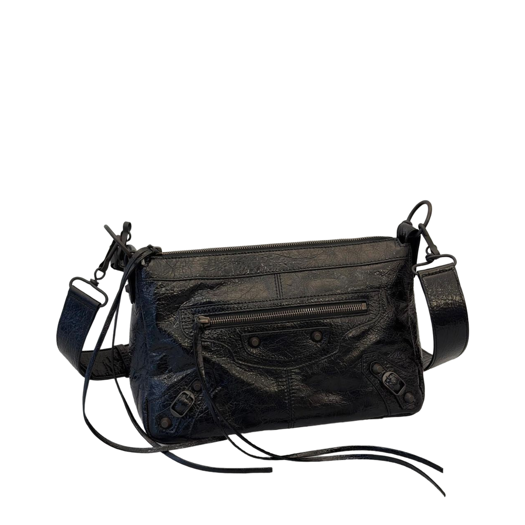 Le City Small Arena Lambskin Shoulder Bag - Black - Image 1