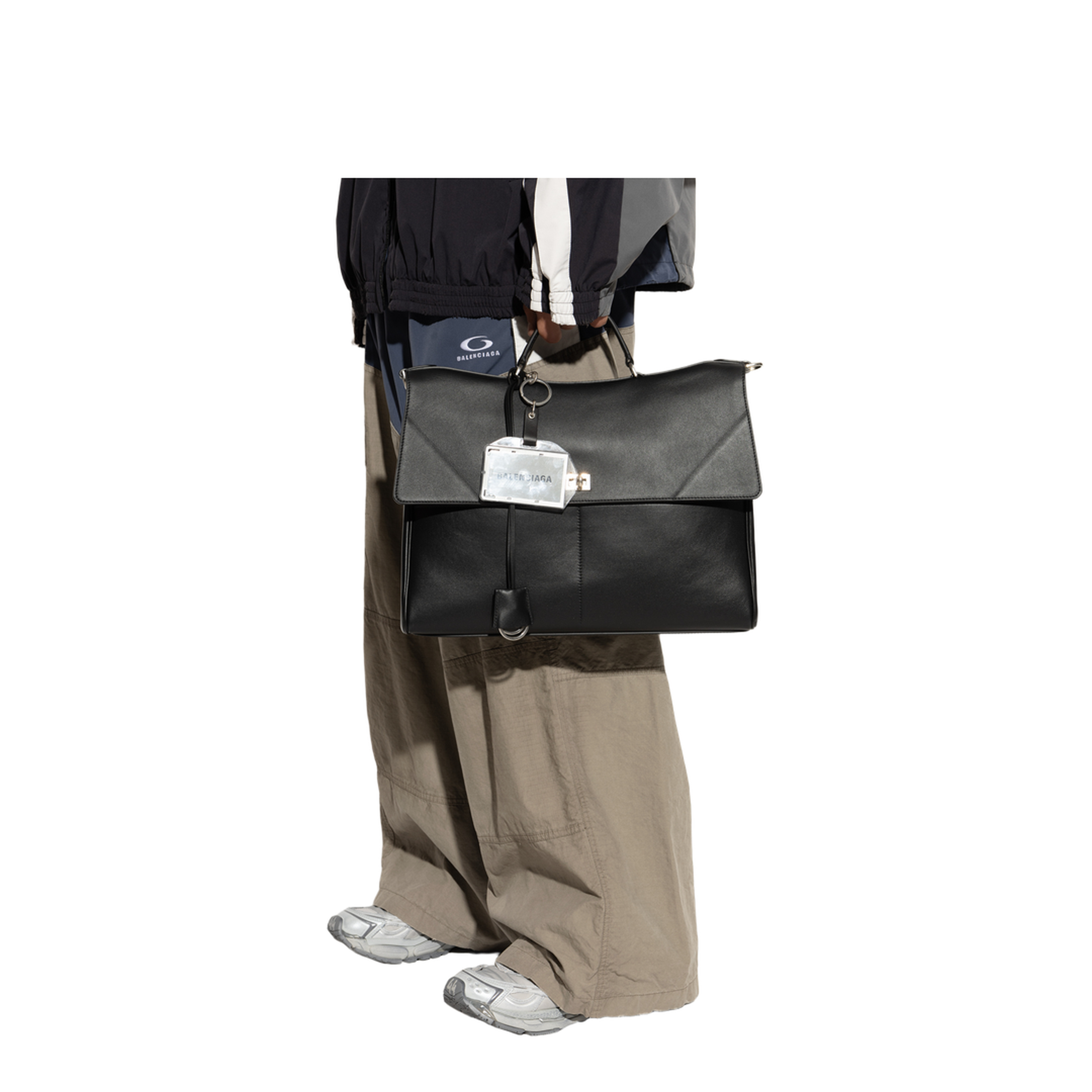 Rodeo Leather Portfolio Bags - Black - Image 3