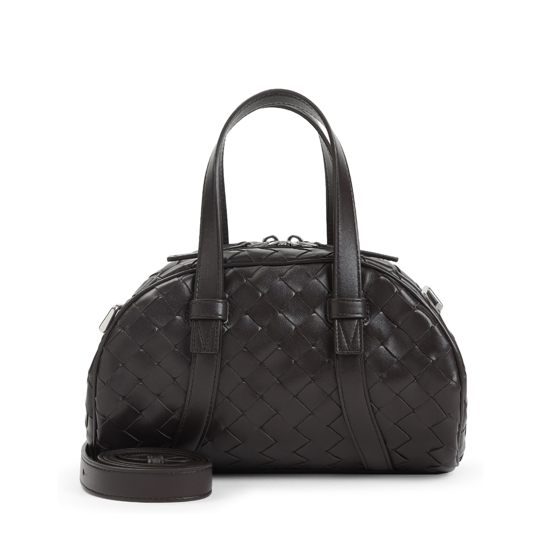 Shoulder Bag with Woven Design - Image 2