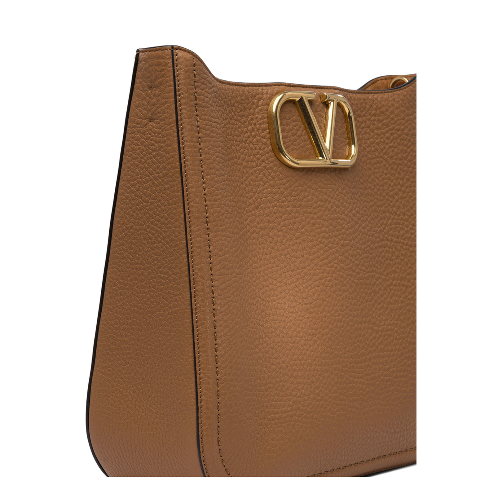 Medium Almond Alltime Shoulder Bag - Image 4