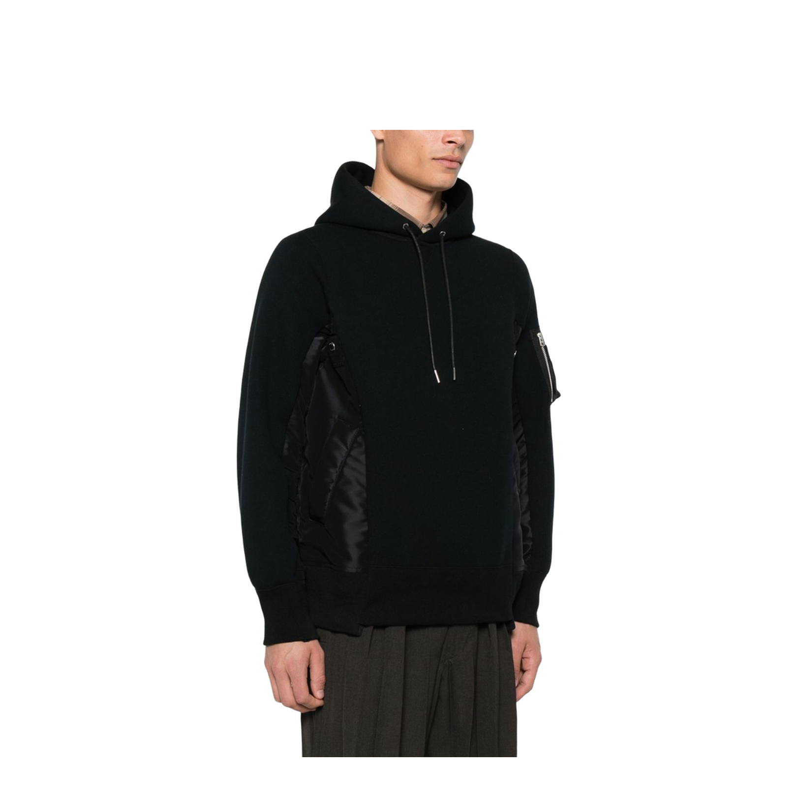 Cotton and Nylon Hoodie - Image 3