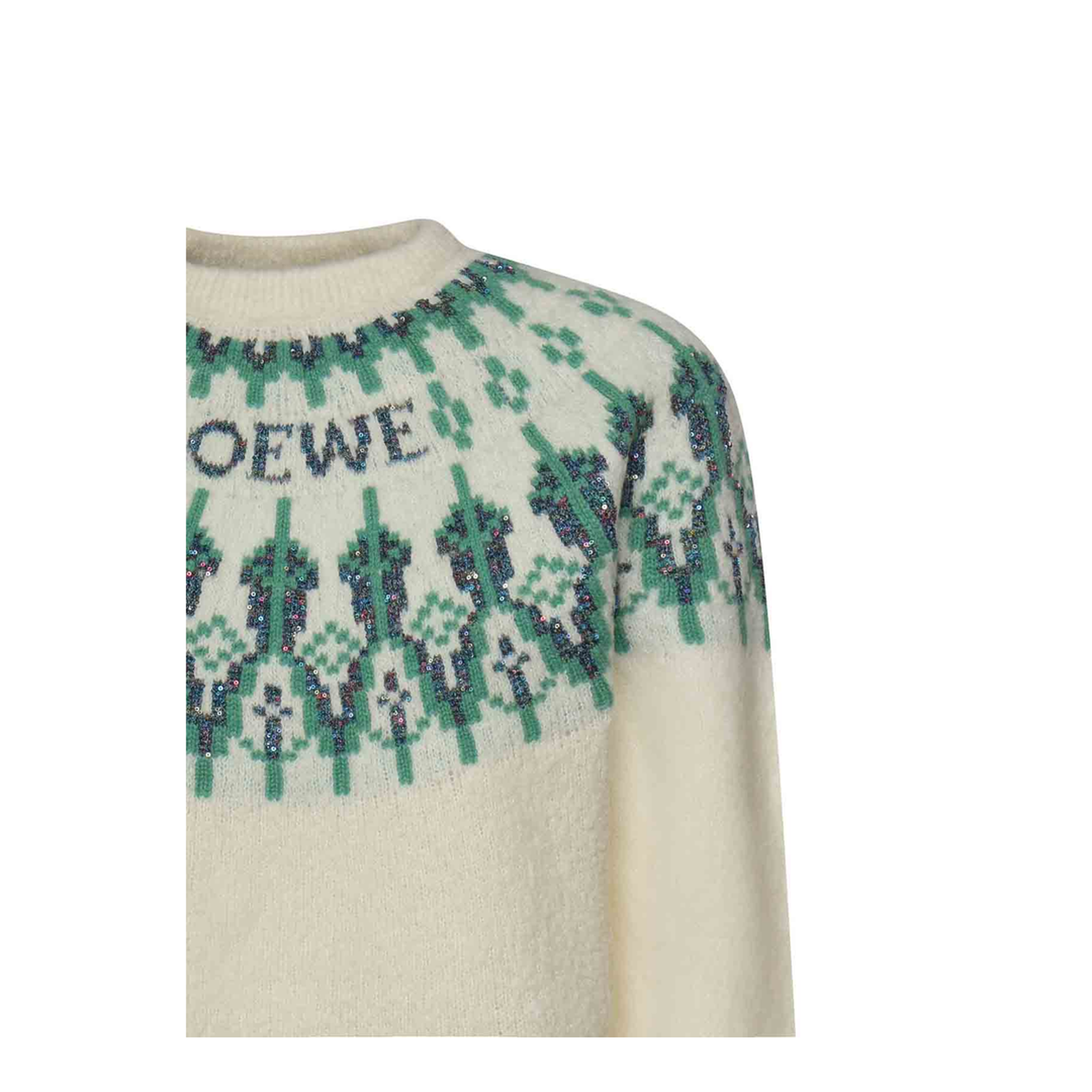 Wool Blend Crewneck Sweater - Image 3