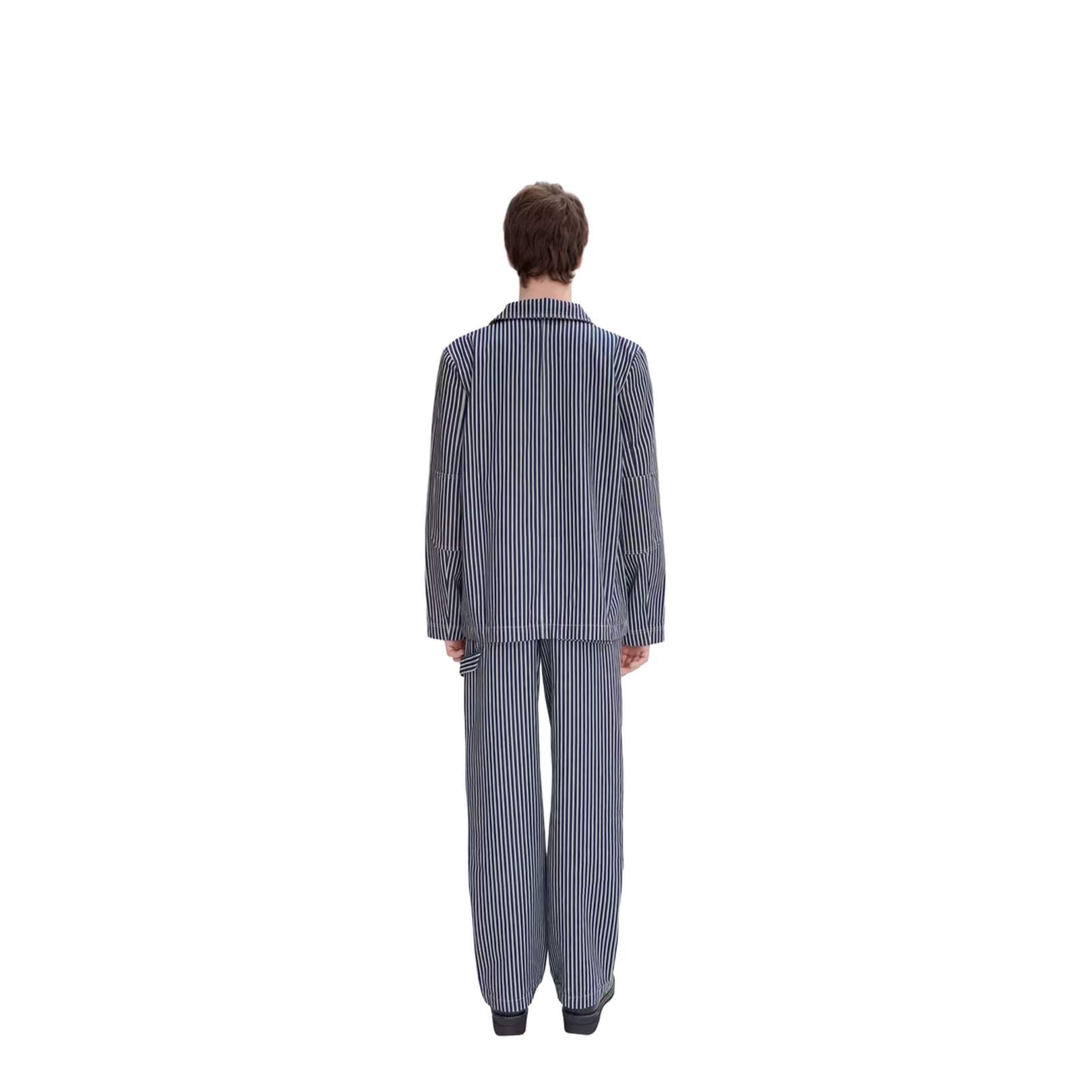 Trousers Blue White - Image 3