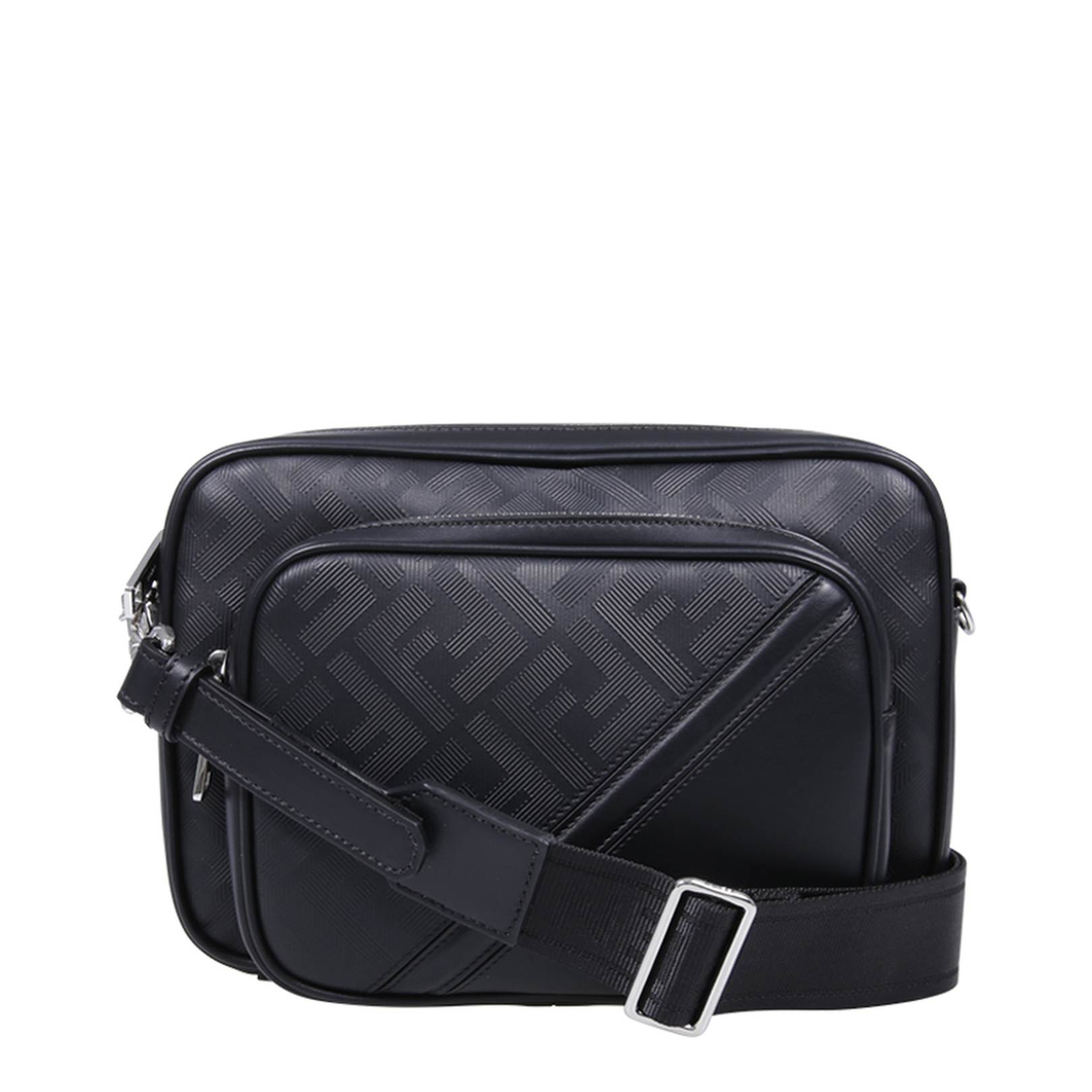 Diagonal Camera Case Duo
Black Calfskin Leather Bag - Image 4