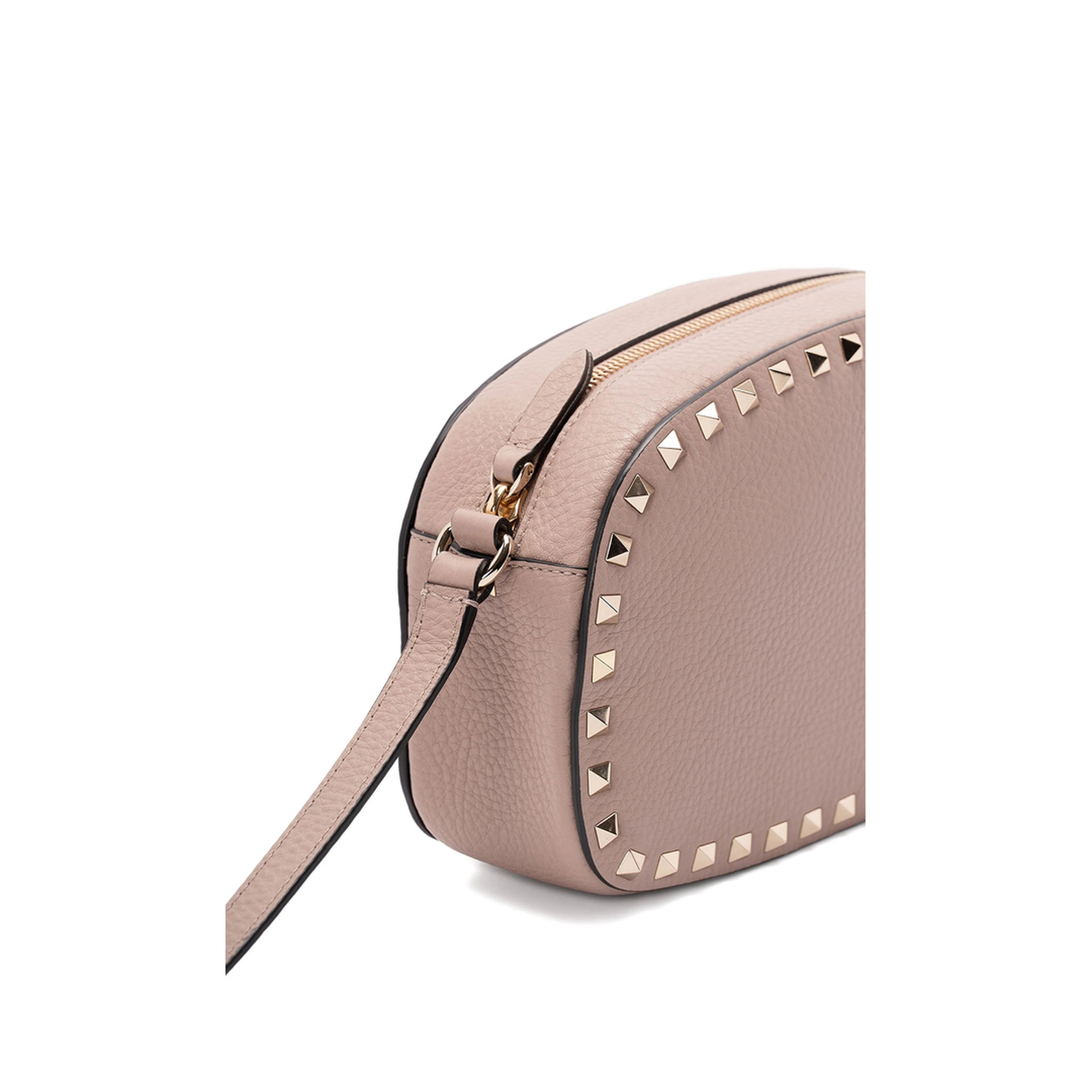 Rockstud Mini Calf Leather Shoulder Bag - Pink - Image 2