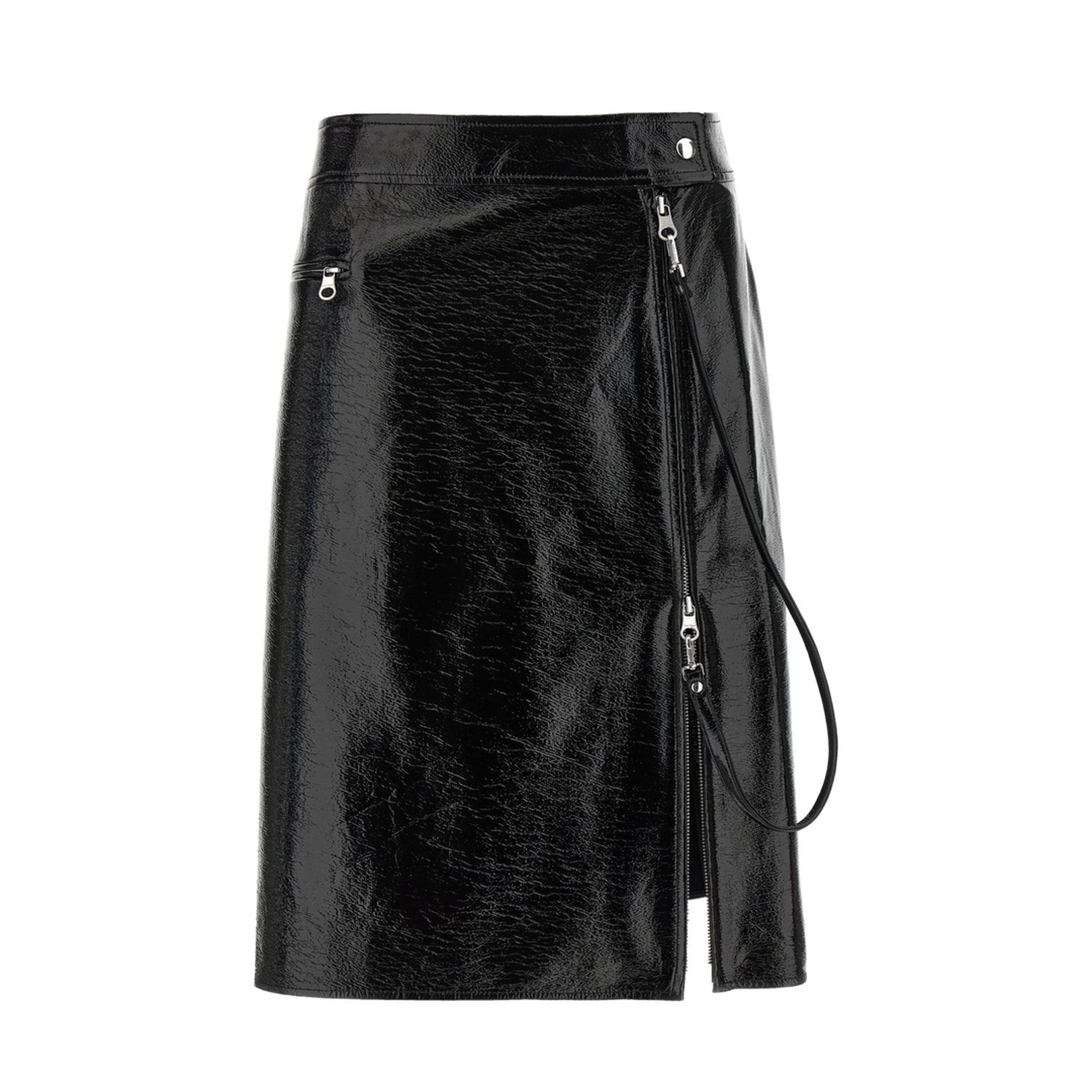 Vinyl Midi Skirt - Image 1