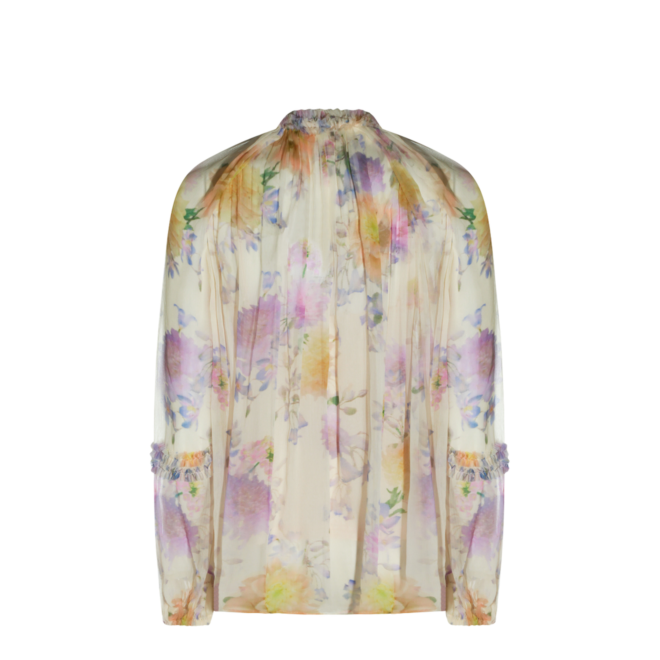 Luna Ruffle Floral Blouse - Image 2