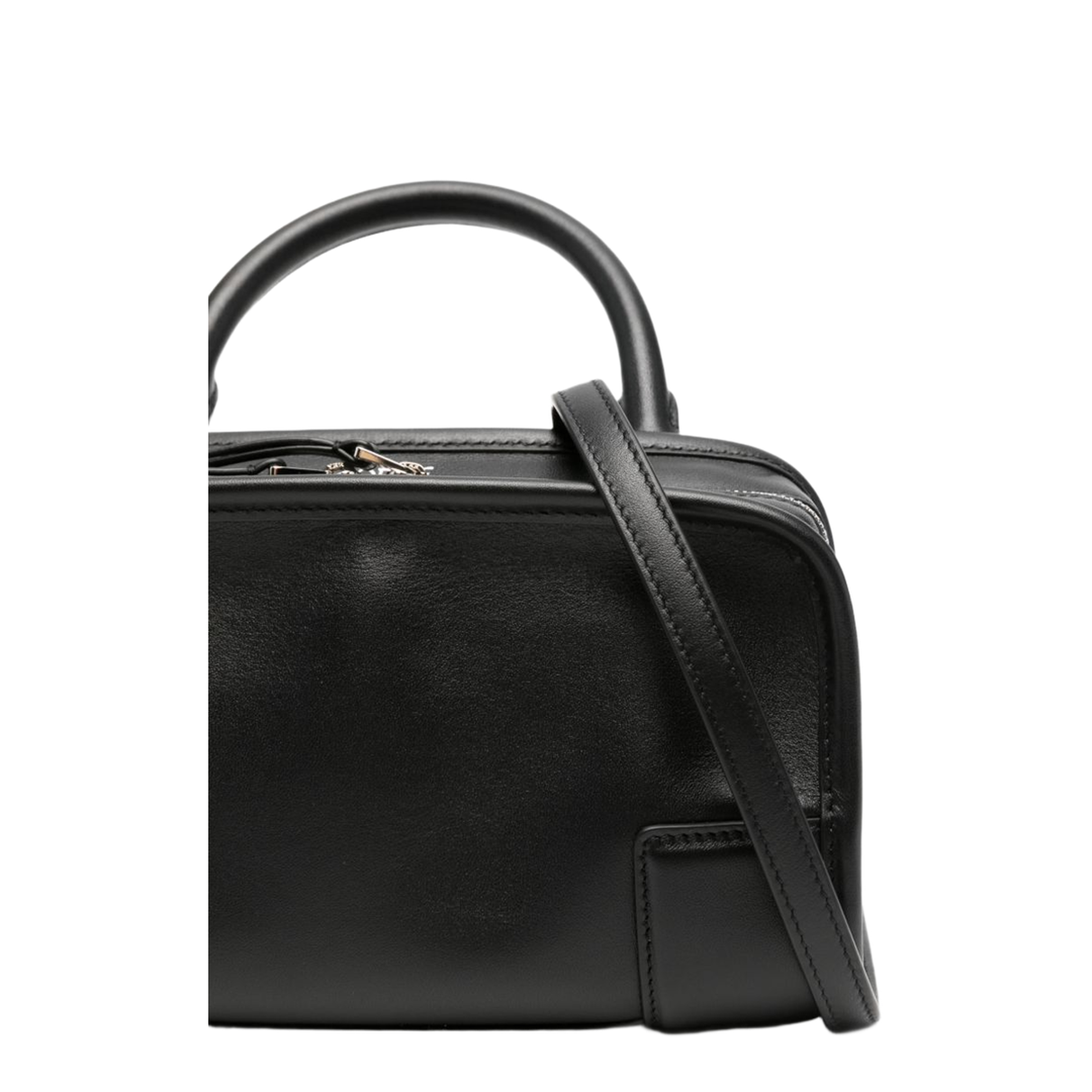 Amazona Mini Calfskin Leather Handbag - Black - Image 2