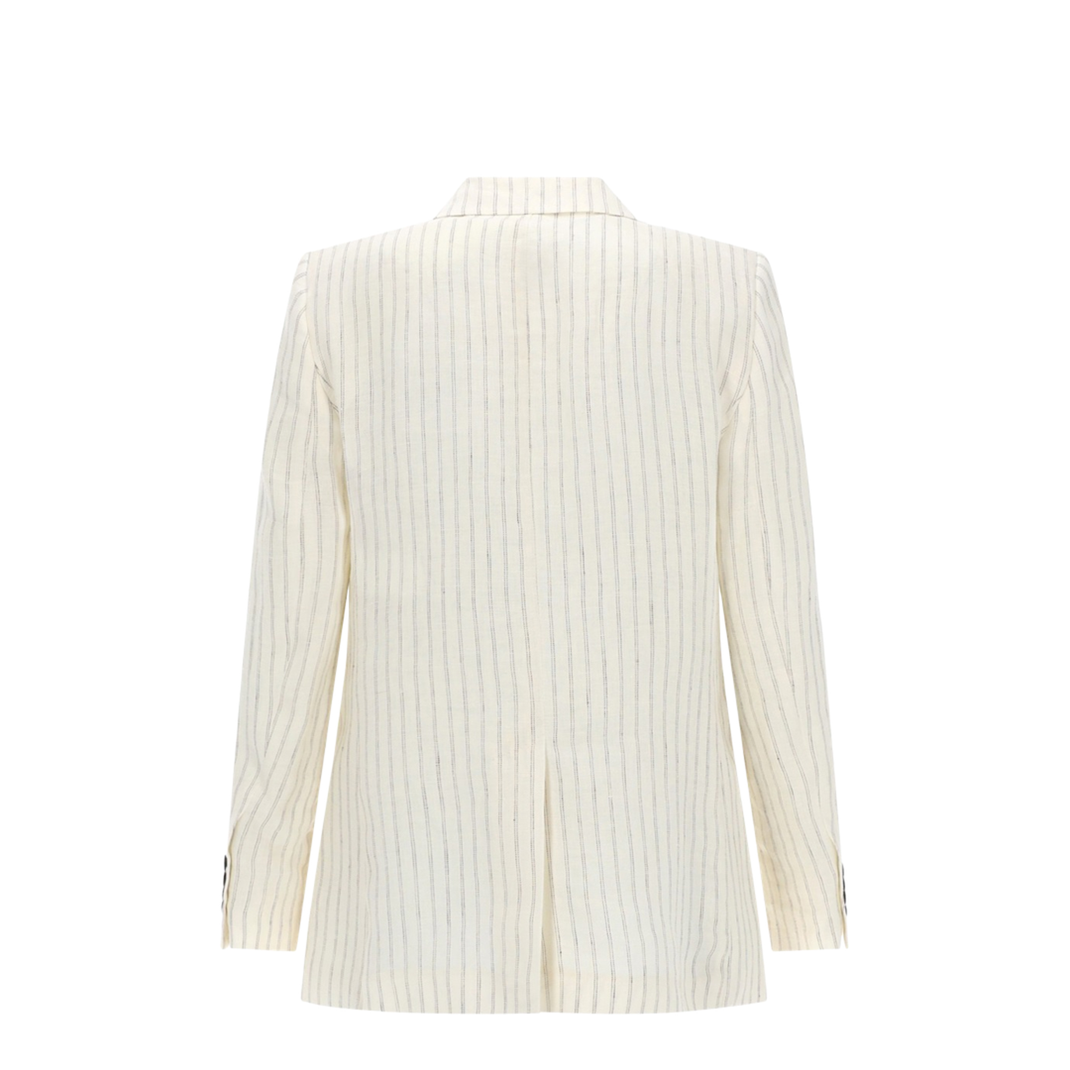 Linen Pinstripe Blazer - Image 3