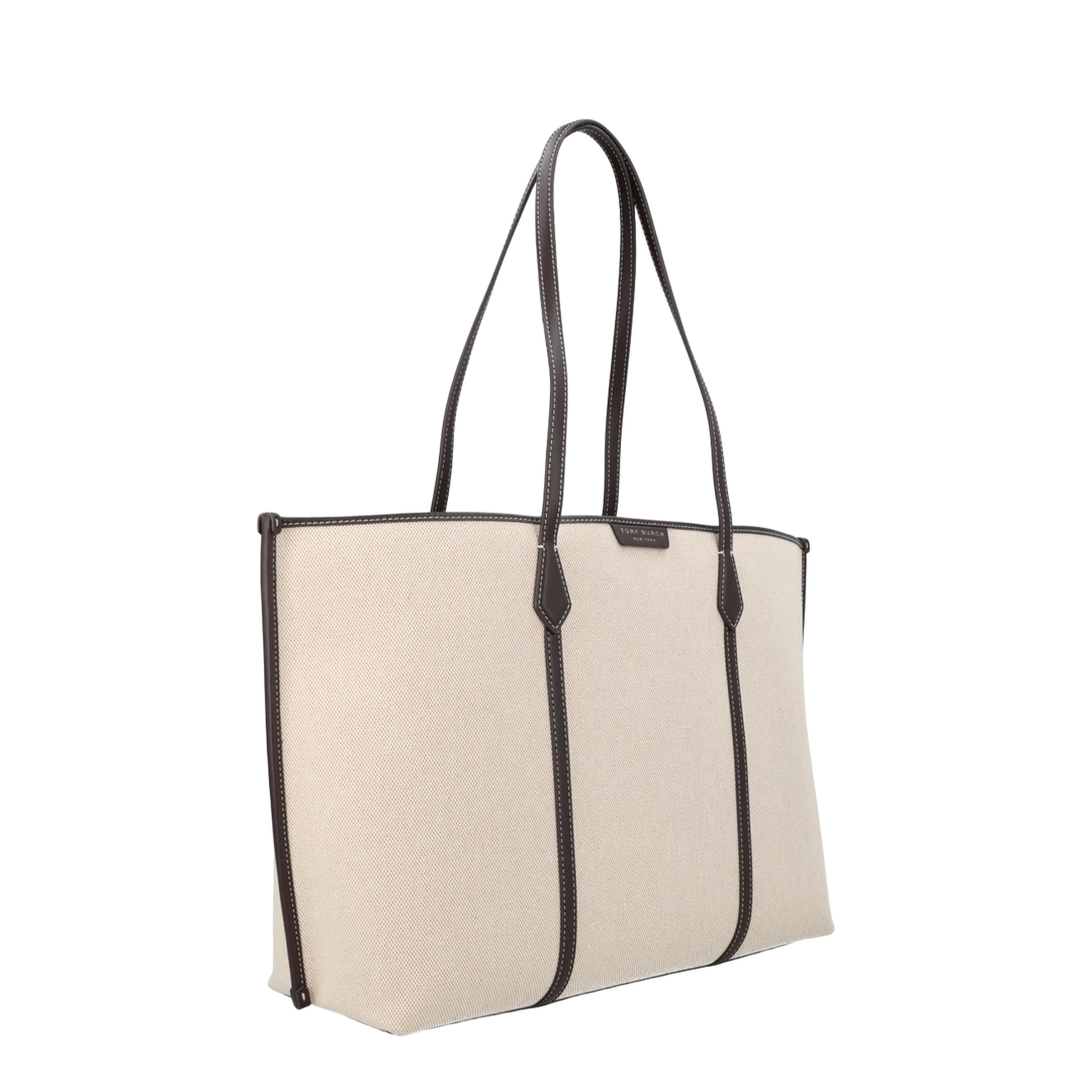 Perry Coated Canvas Tote - Natural - Image 3