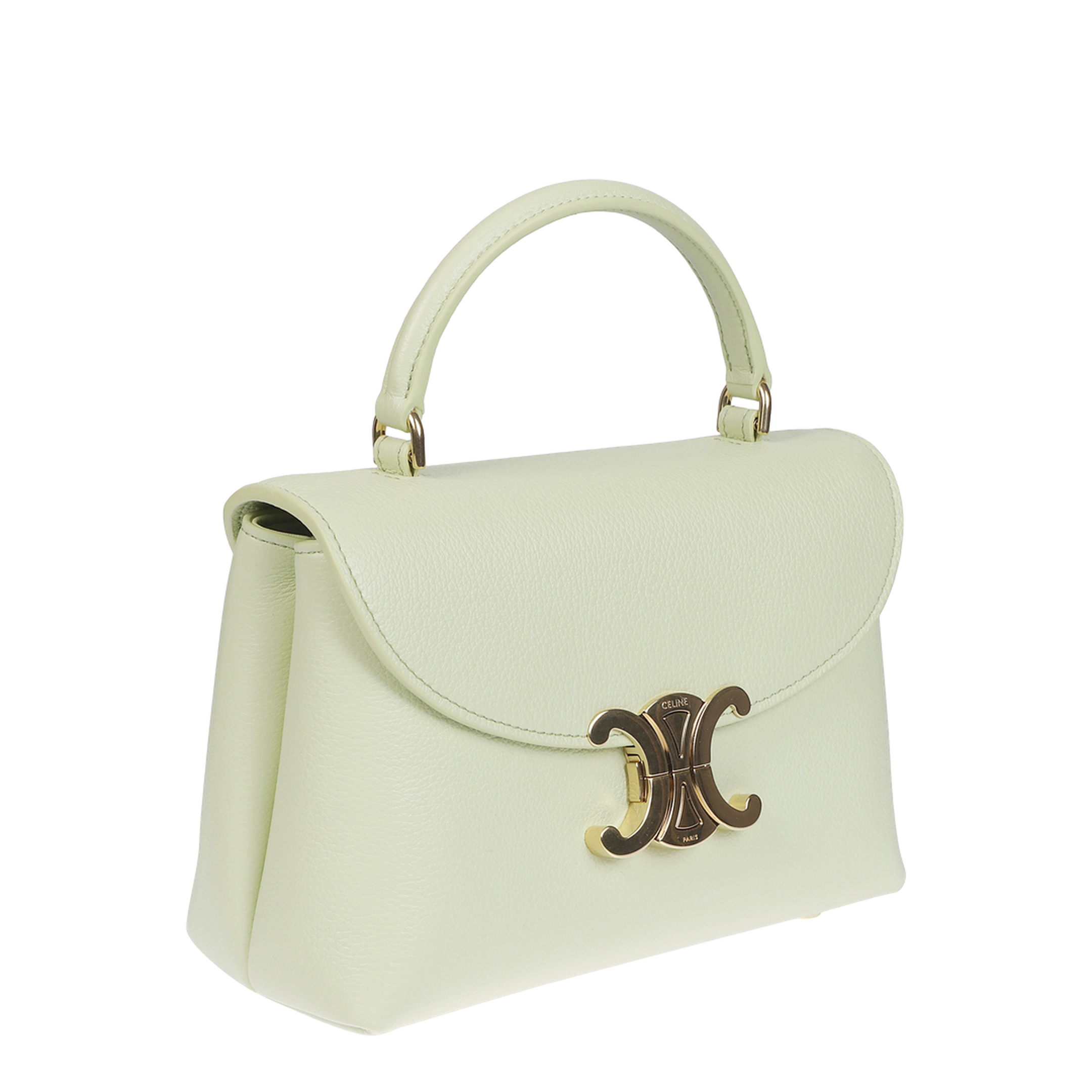 Teen Nino Calfskin Top-Handle Bag - Soft Lime - Image 2