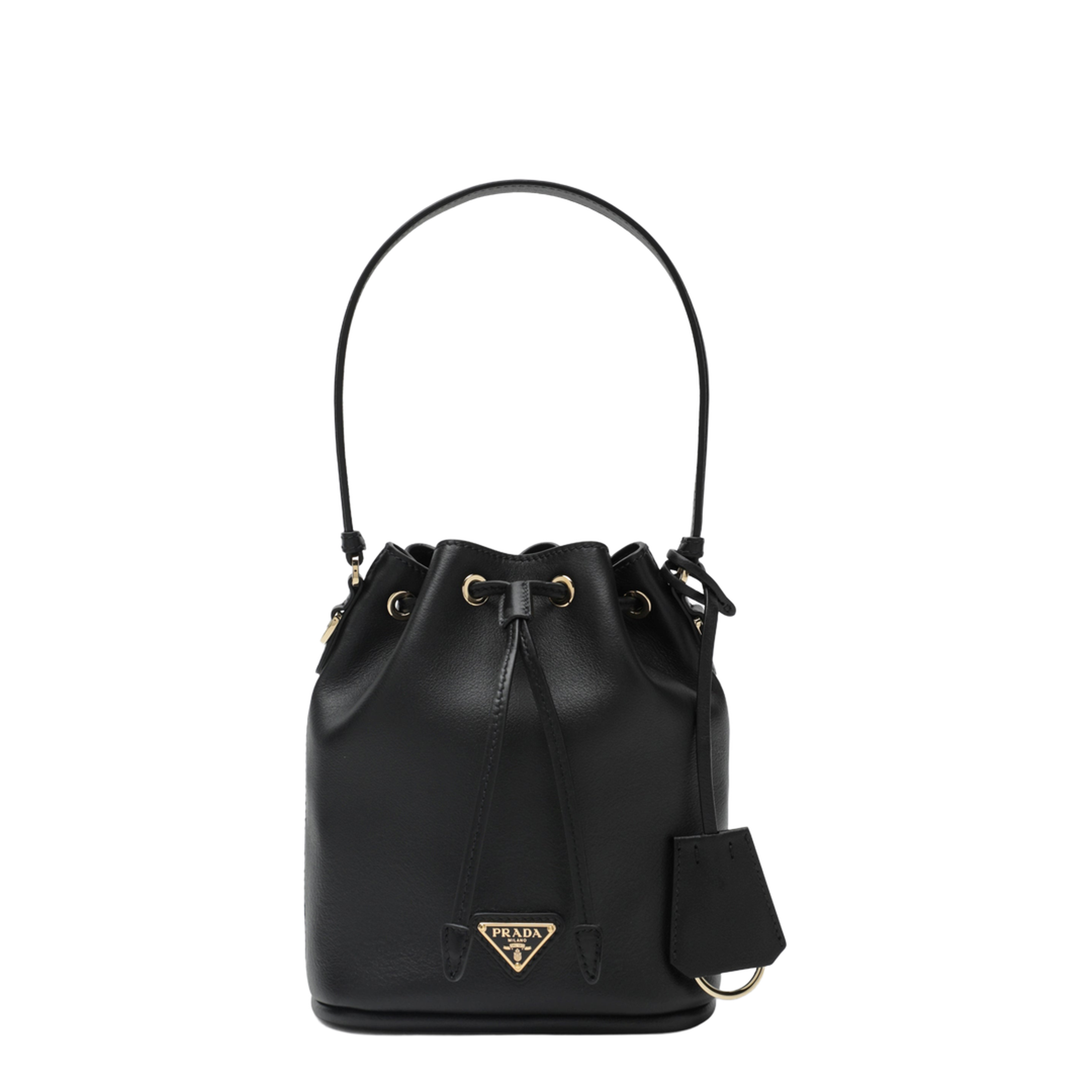 Re-Edition 1978 Mini Leather Bucket Bag - Nero - Image 1