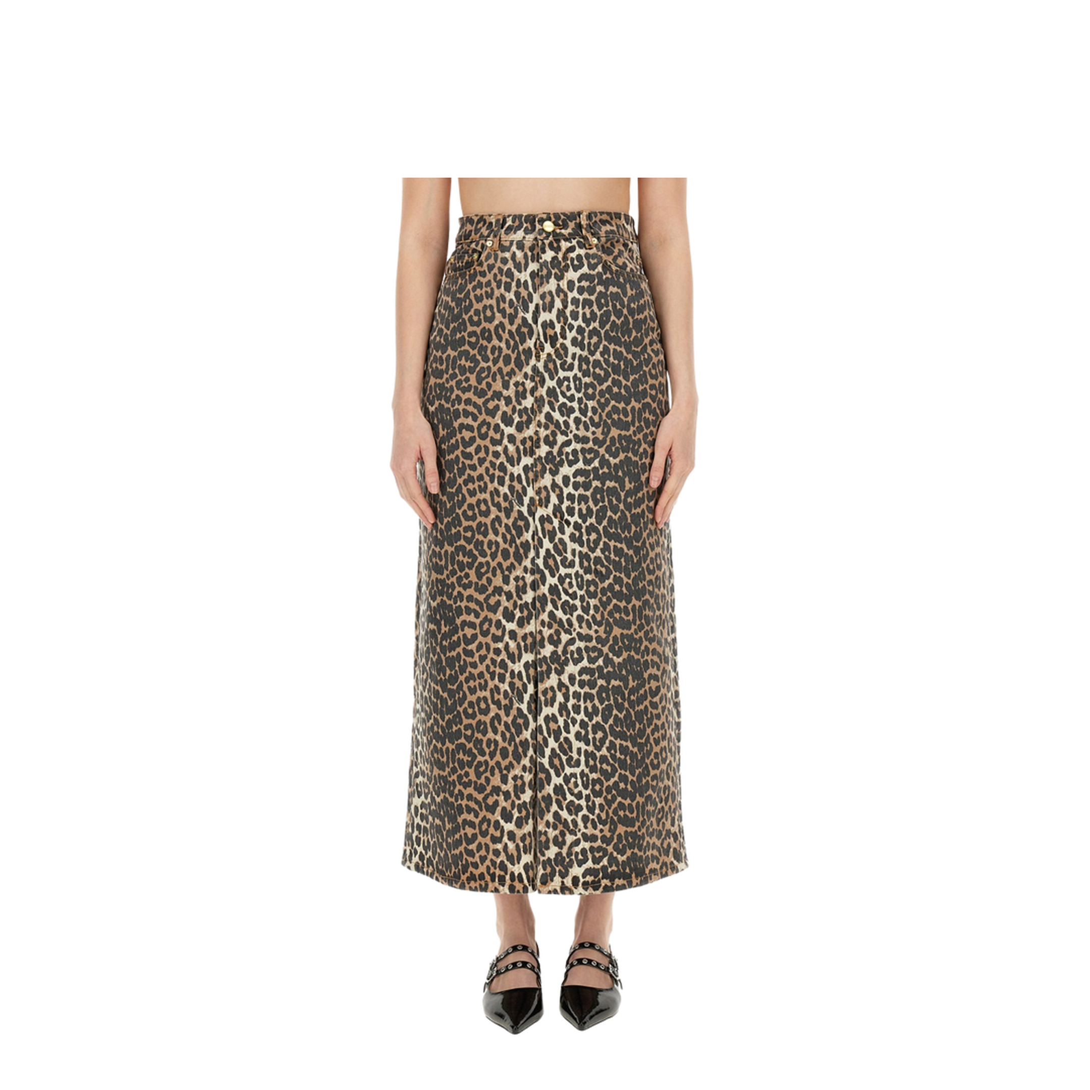 Skirt with Maxi Slit - Image 1