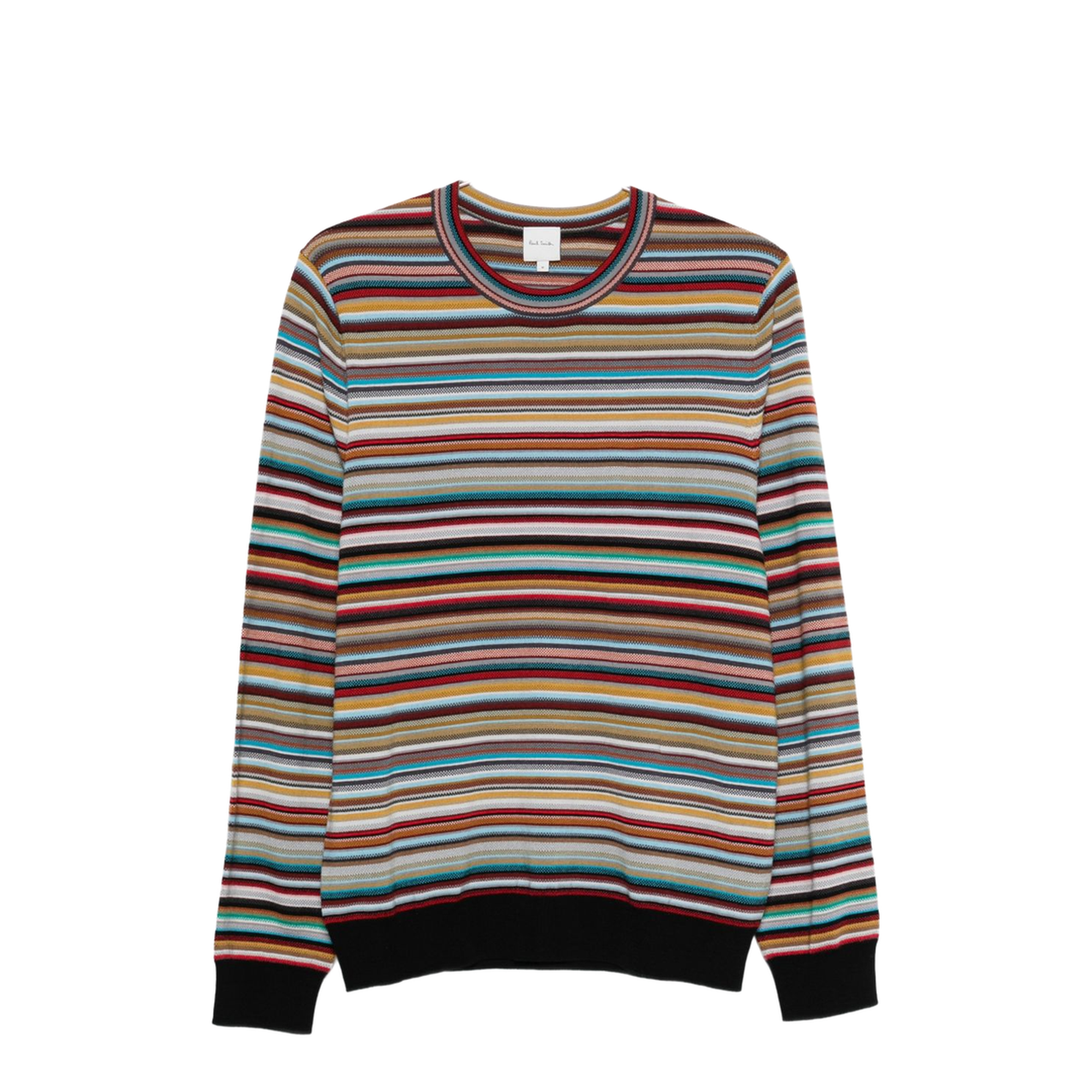 Signature Stripe Wool Sweater - Image 1