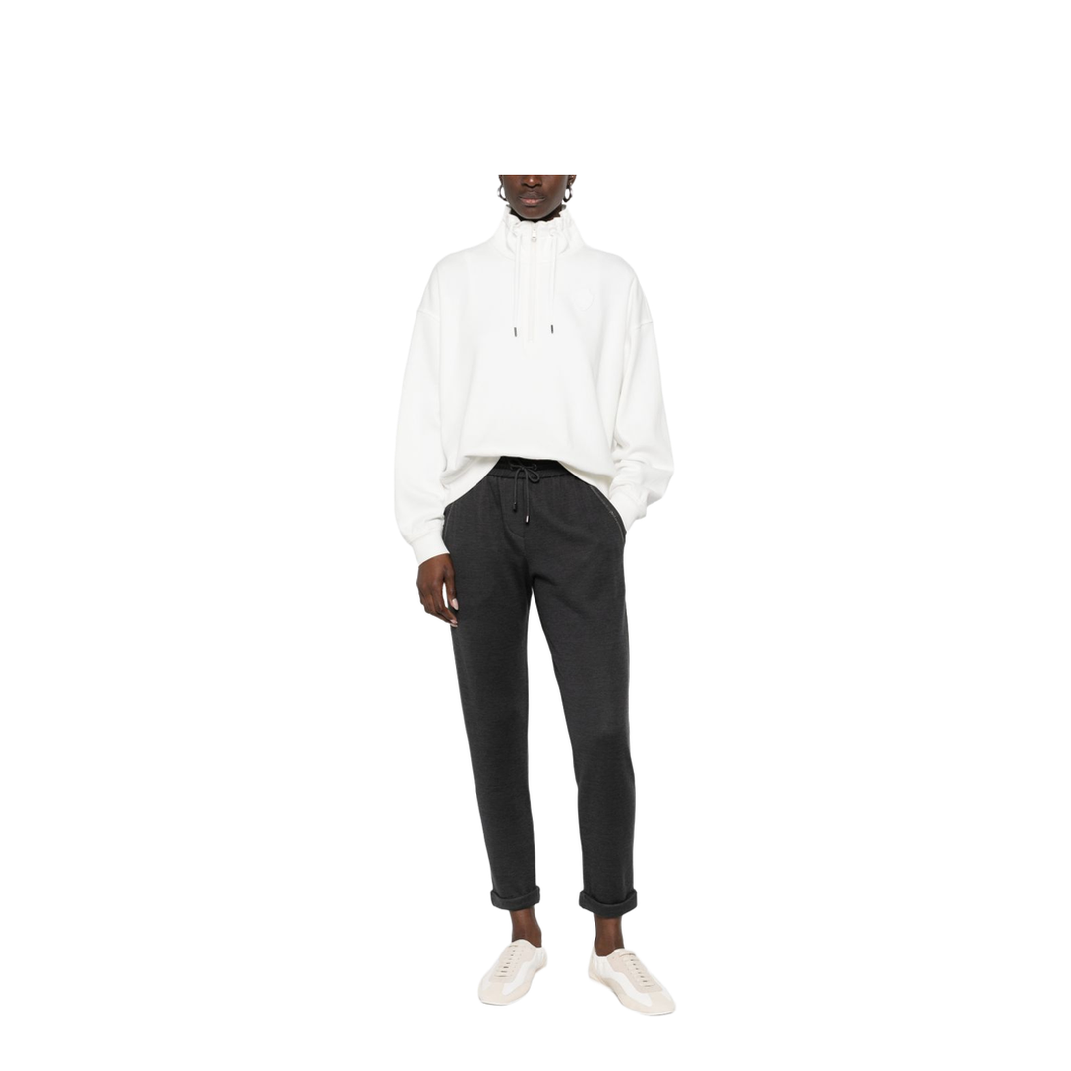 Cotton And Silk Blend Trousers - Image 2