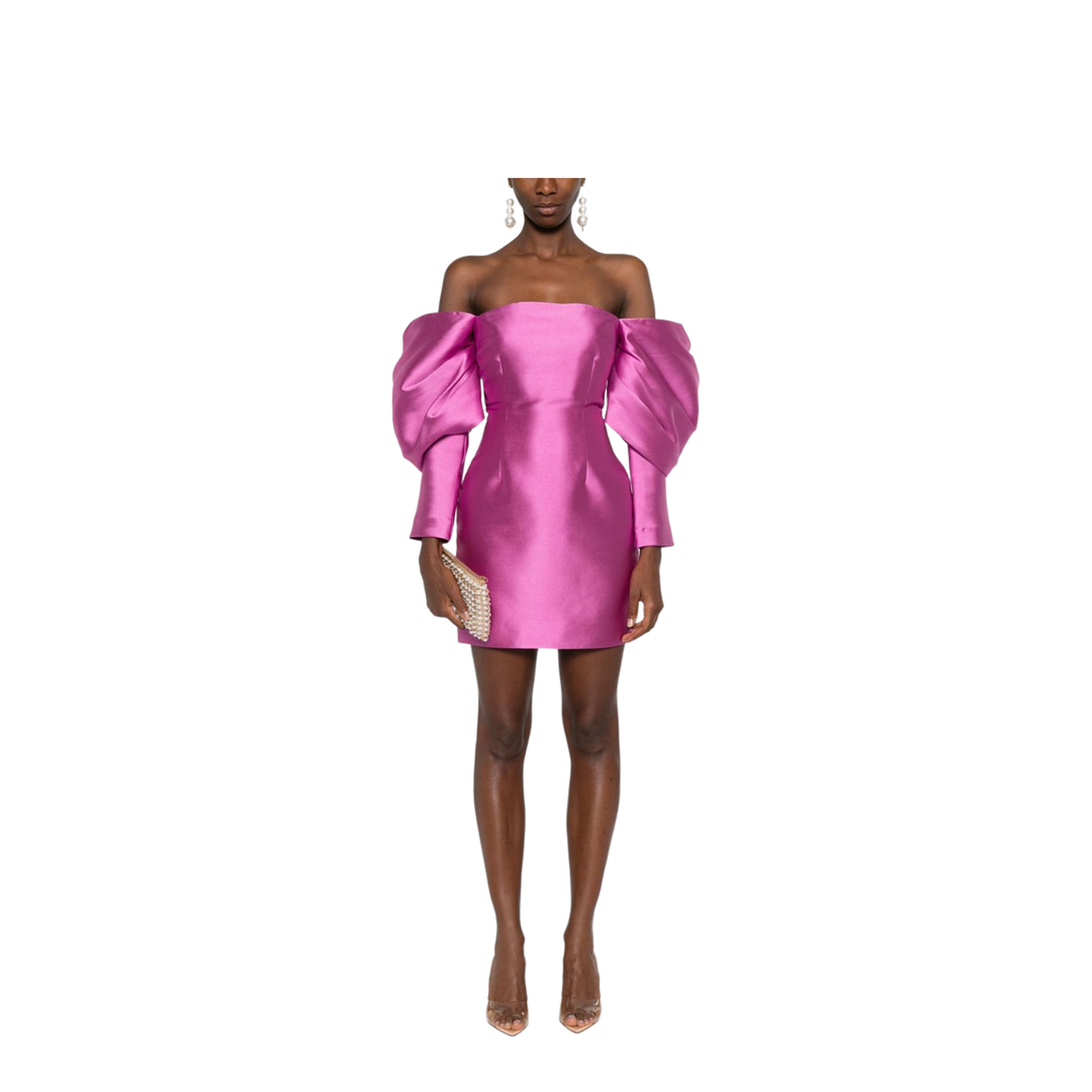 Britt Maxi Dress in Berry Pink - Image 3