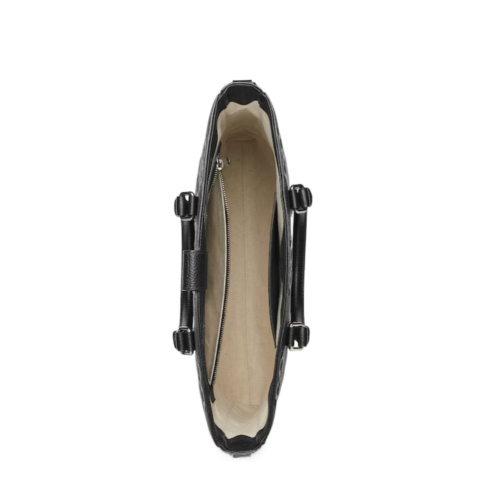 GG Jumbo Medium Leather Duffle Bag - Black - Image 4