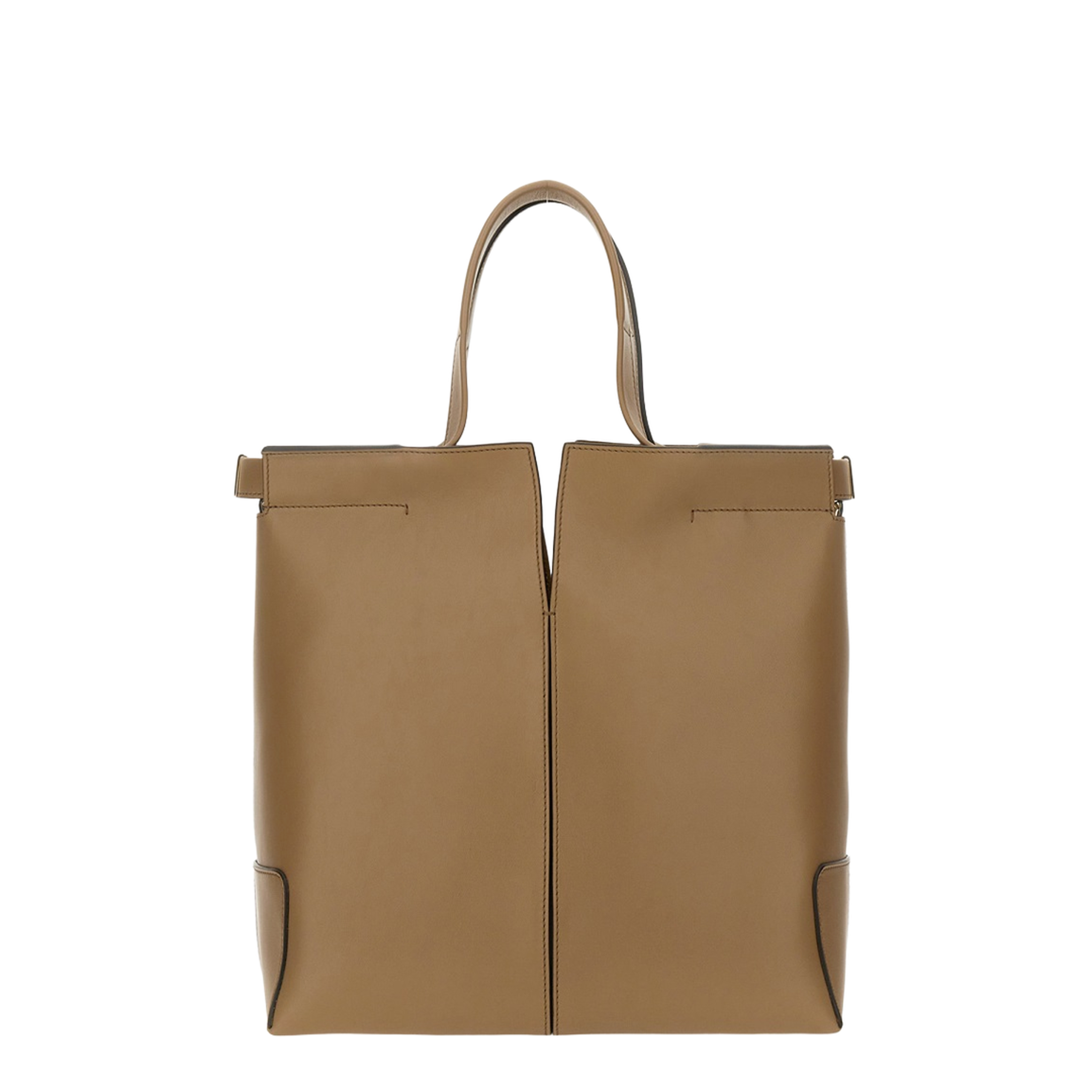 Tod’s Di Bag Folio Small Leather Shopping Bag - Cappuccino - Image 5