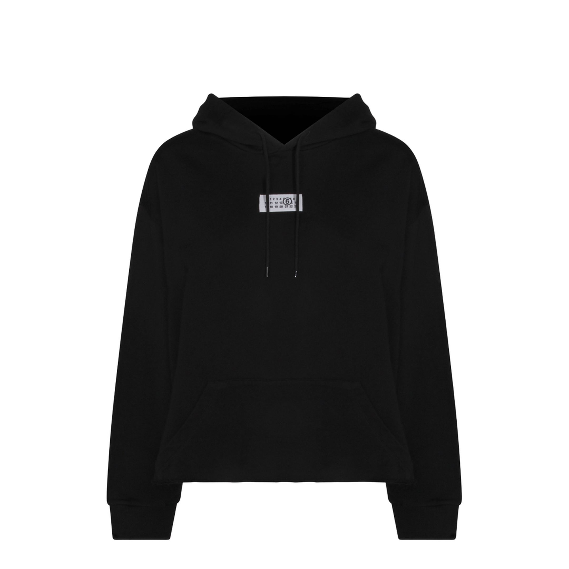 Black Cotton Hoodie - Image 2