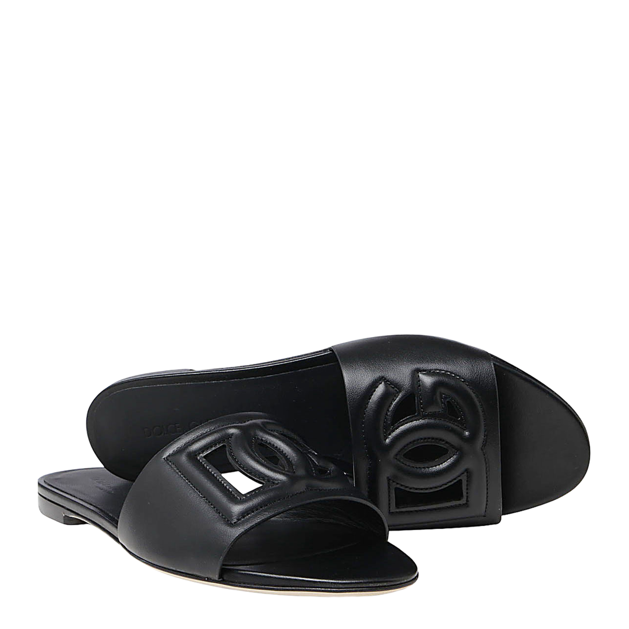 Calfskin Slides with DG Millennials Logo - Image 4