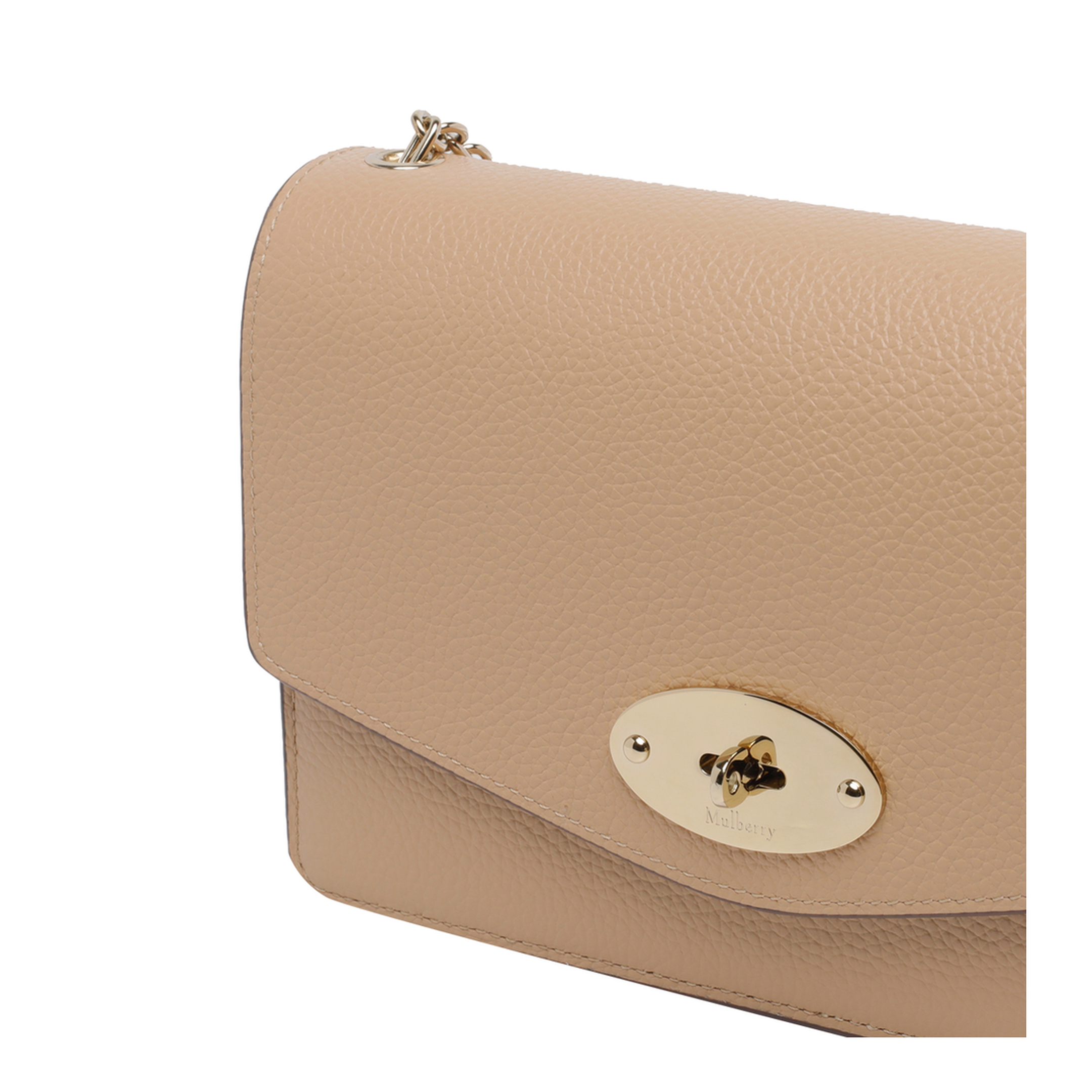 Small Darley Leather Crossbody Bag - Beige - Image 4