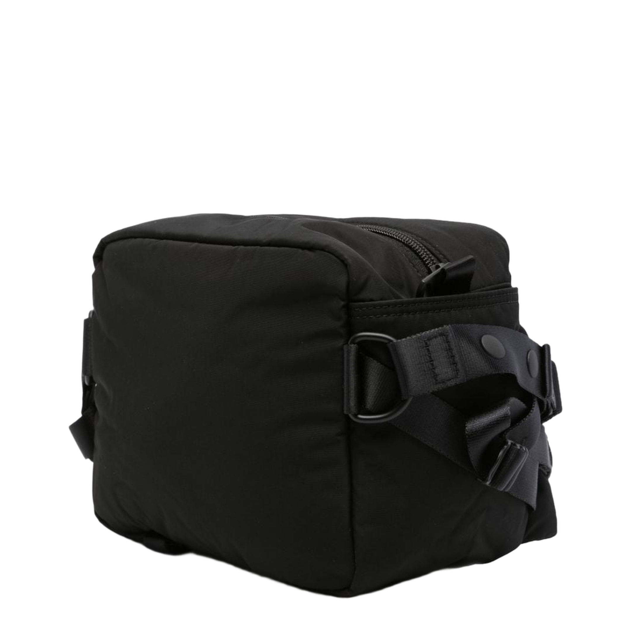 Senses Medium Nylon Messenger Bag - Black - Image 3