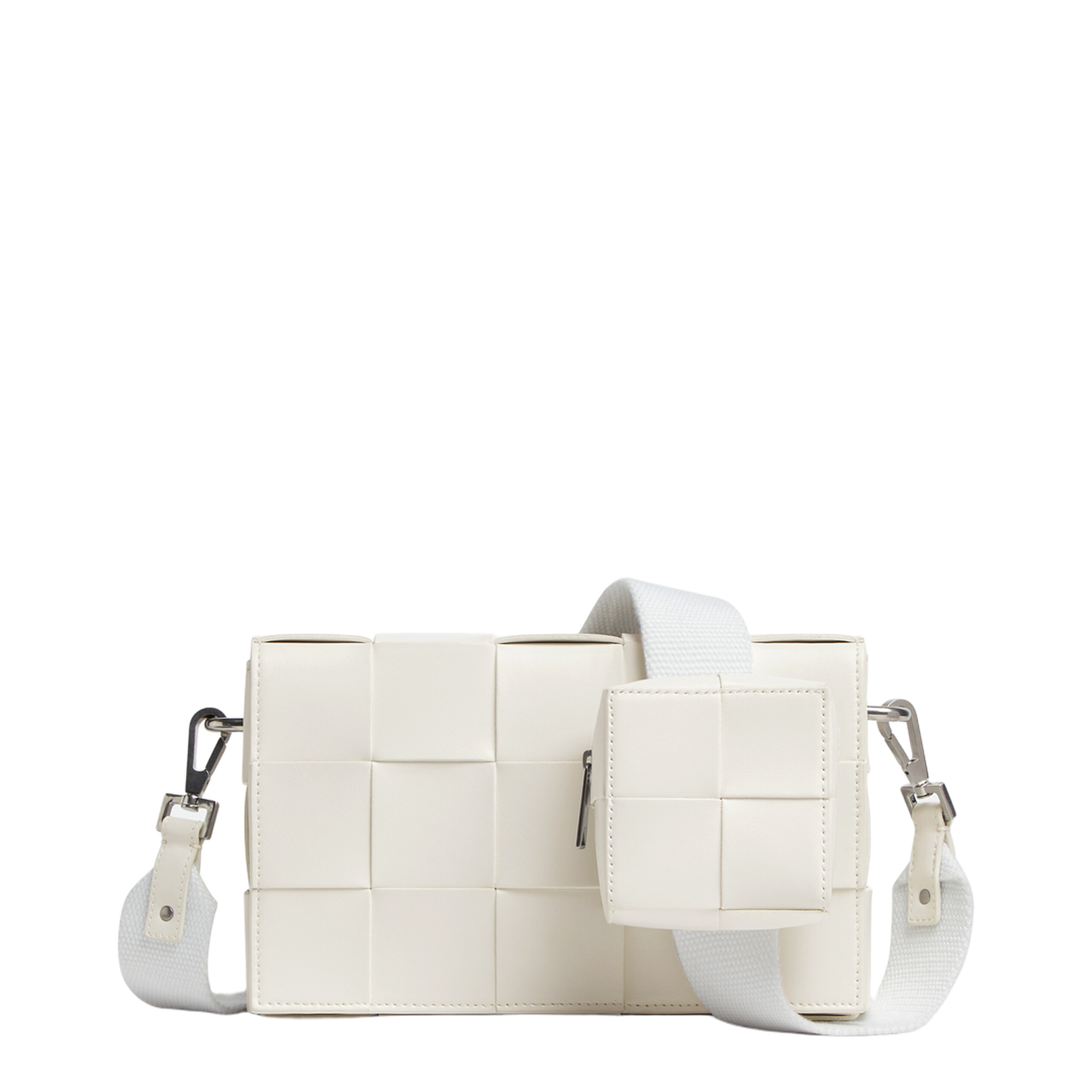Cassette Classic Canvas Crossbody Bags - White - Image 1