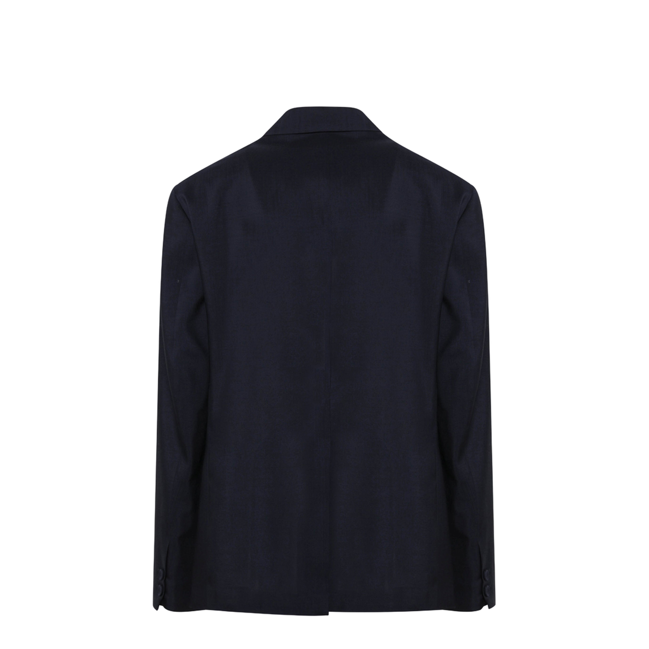 Dark Blue Wool Jacket - Image 2