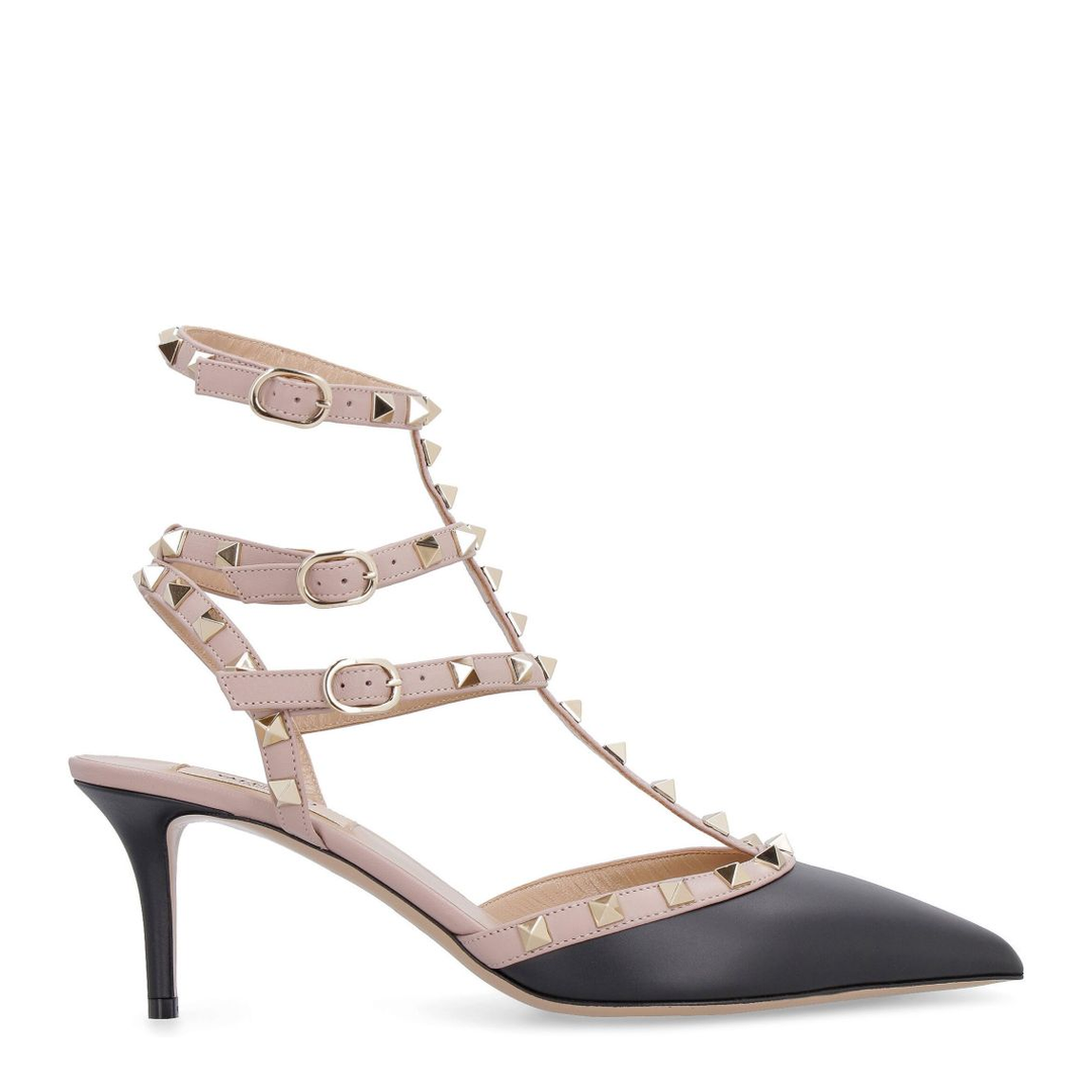 Rockstud Leather Pumps - Image 1