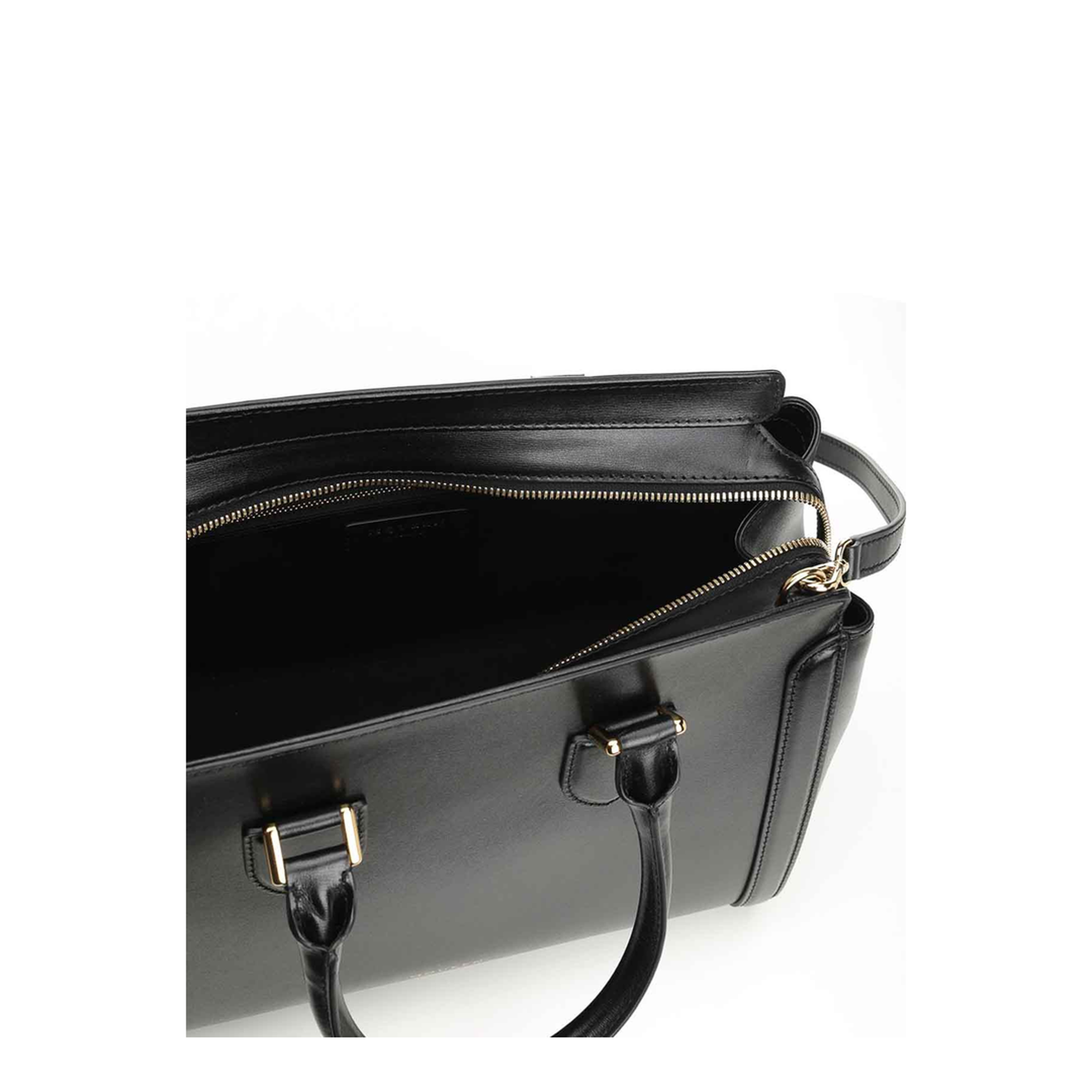 Leather Handbag - Black - Image 4