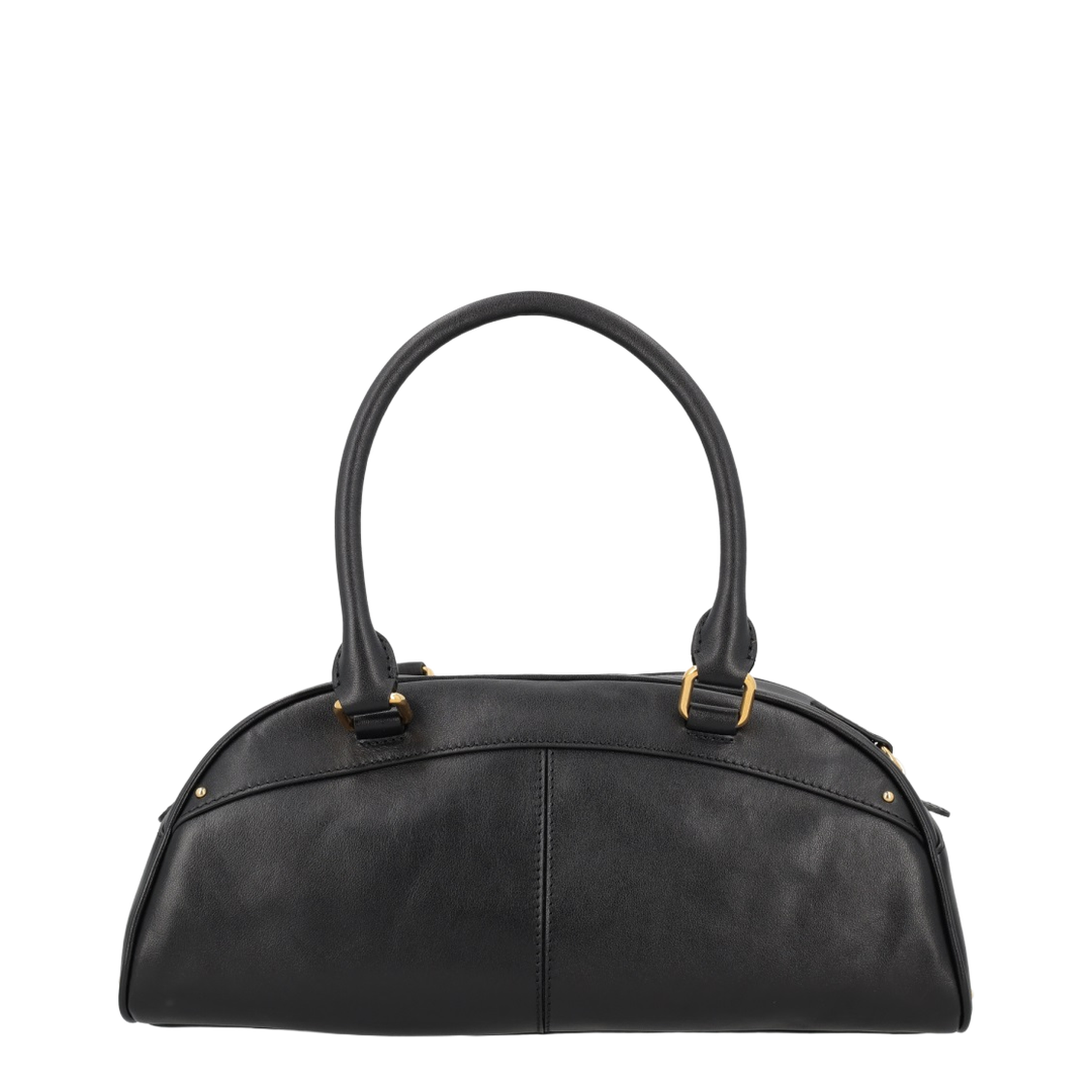 Calfskin Bowling Bag - Black - Image 2