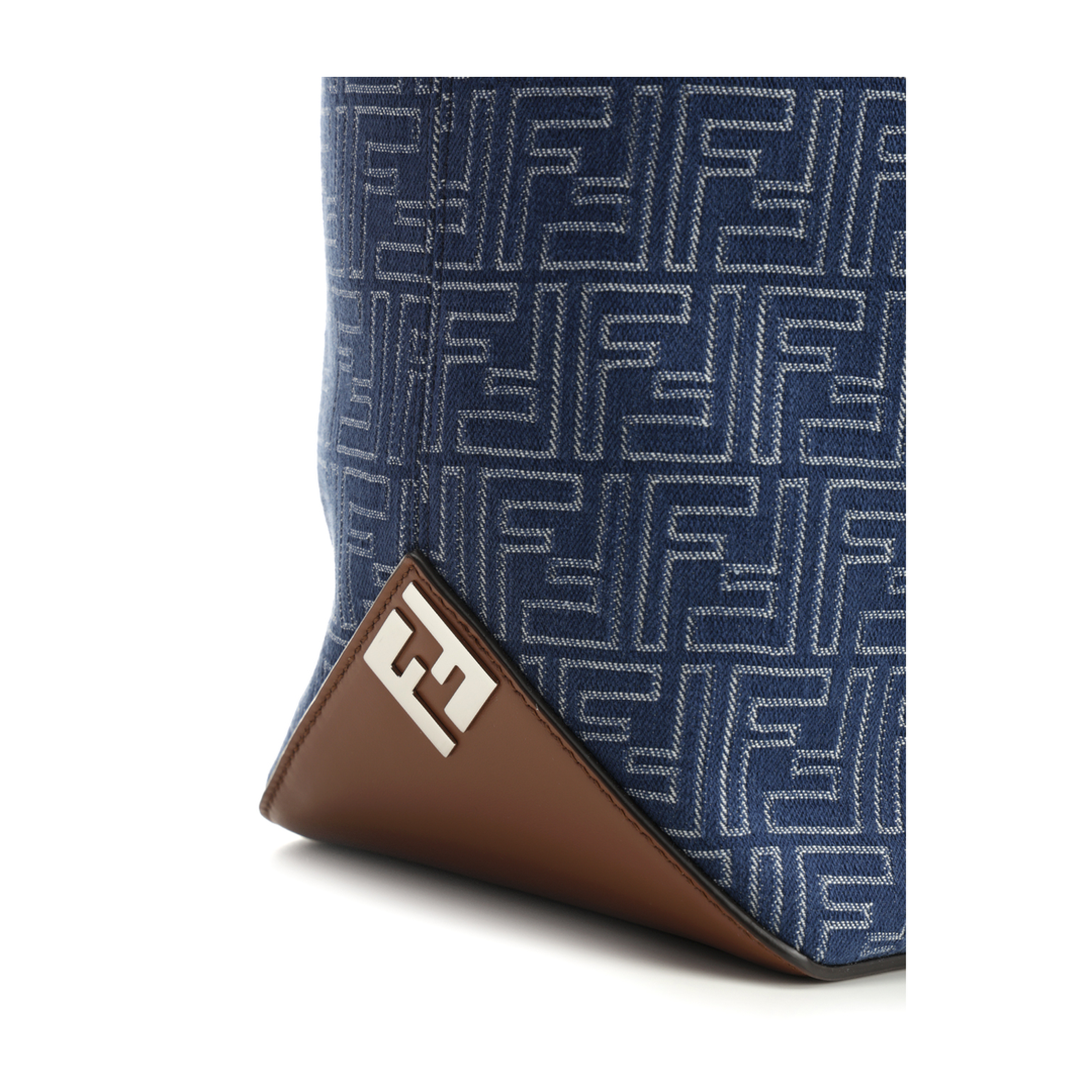 FF Medium Canvas Tote Bags - Navy Blue - Image 4