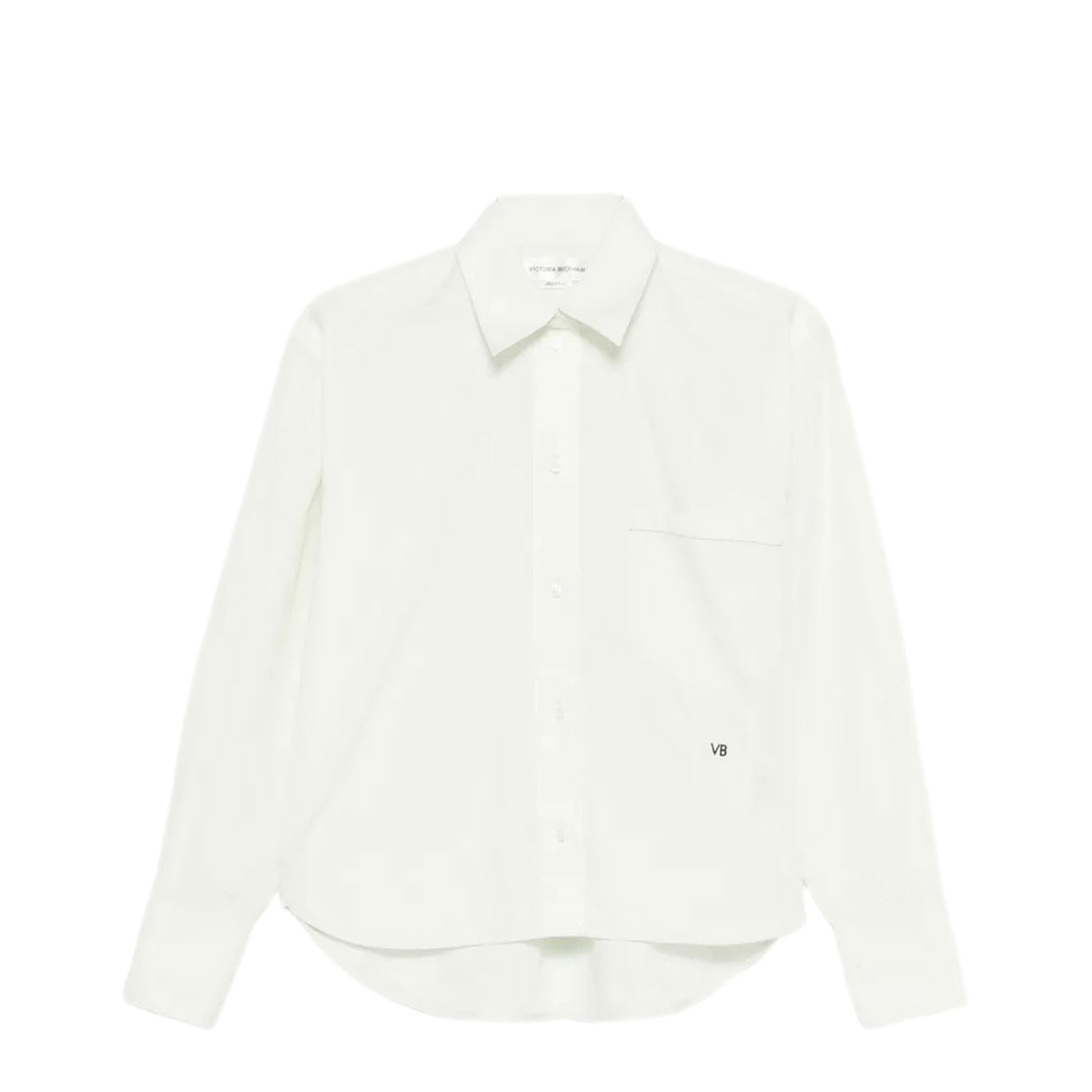 Embroidery Cropped Shirt - Image 1