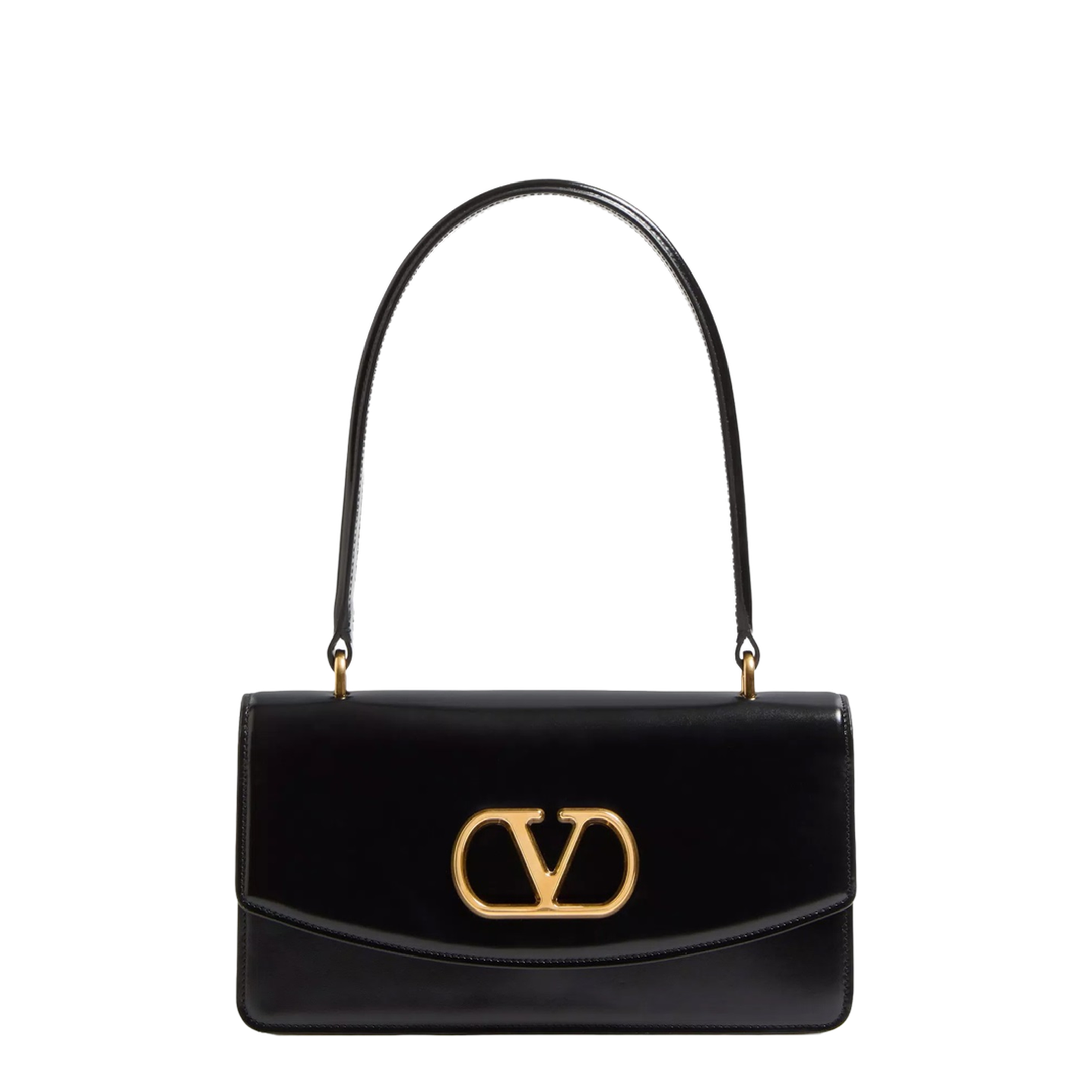 Vain Calfskin Shoulder Bag - Nero - Image 1