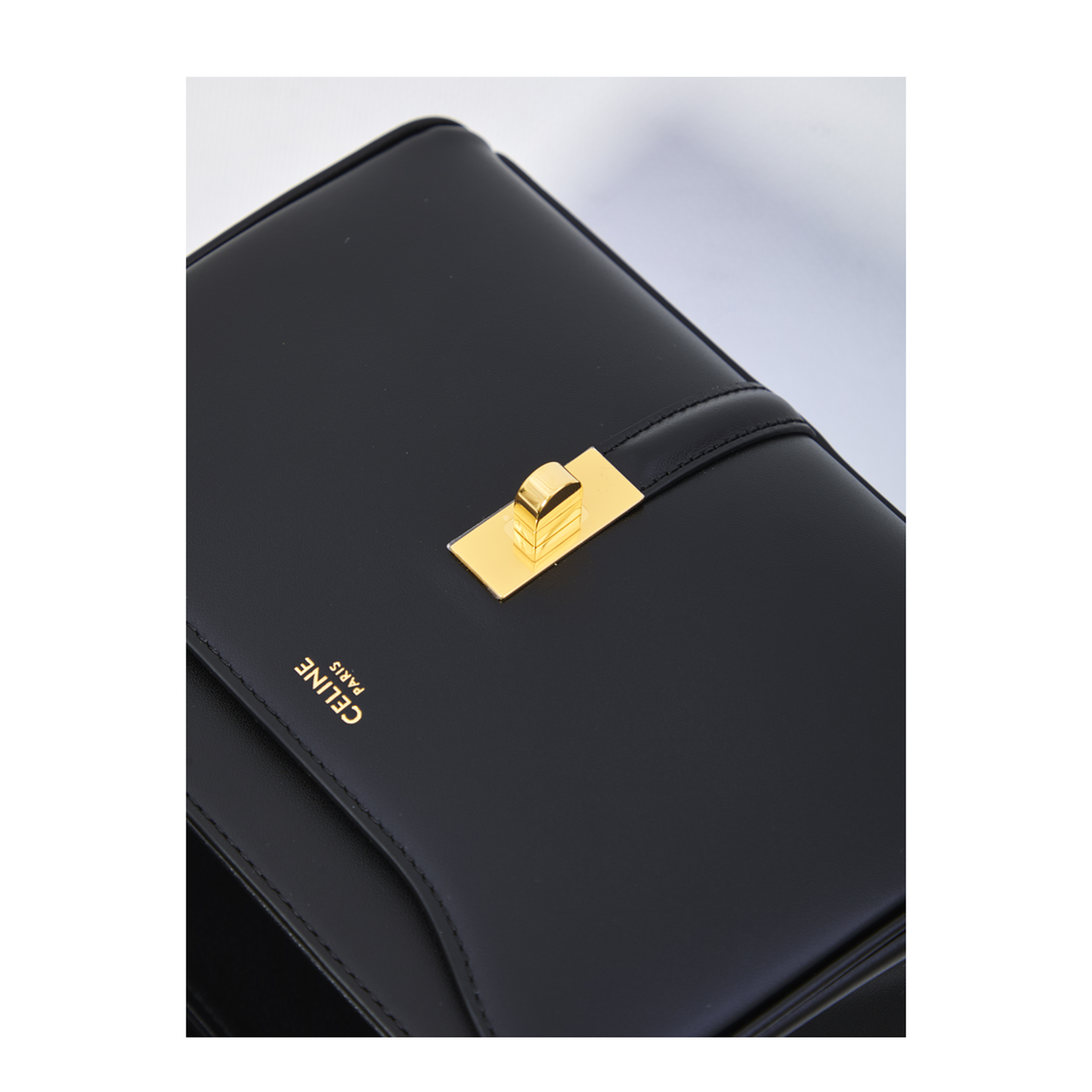Mini Satin Calfskin Handbag - Black - Image 4