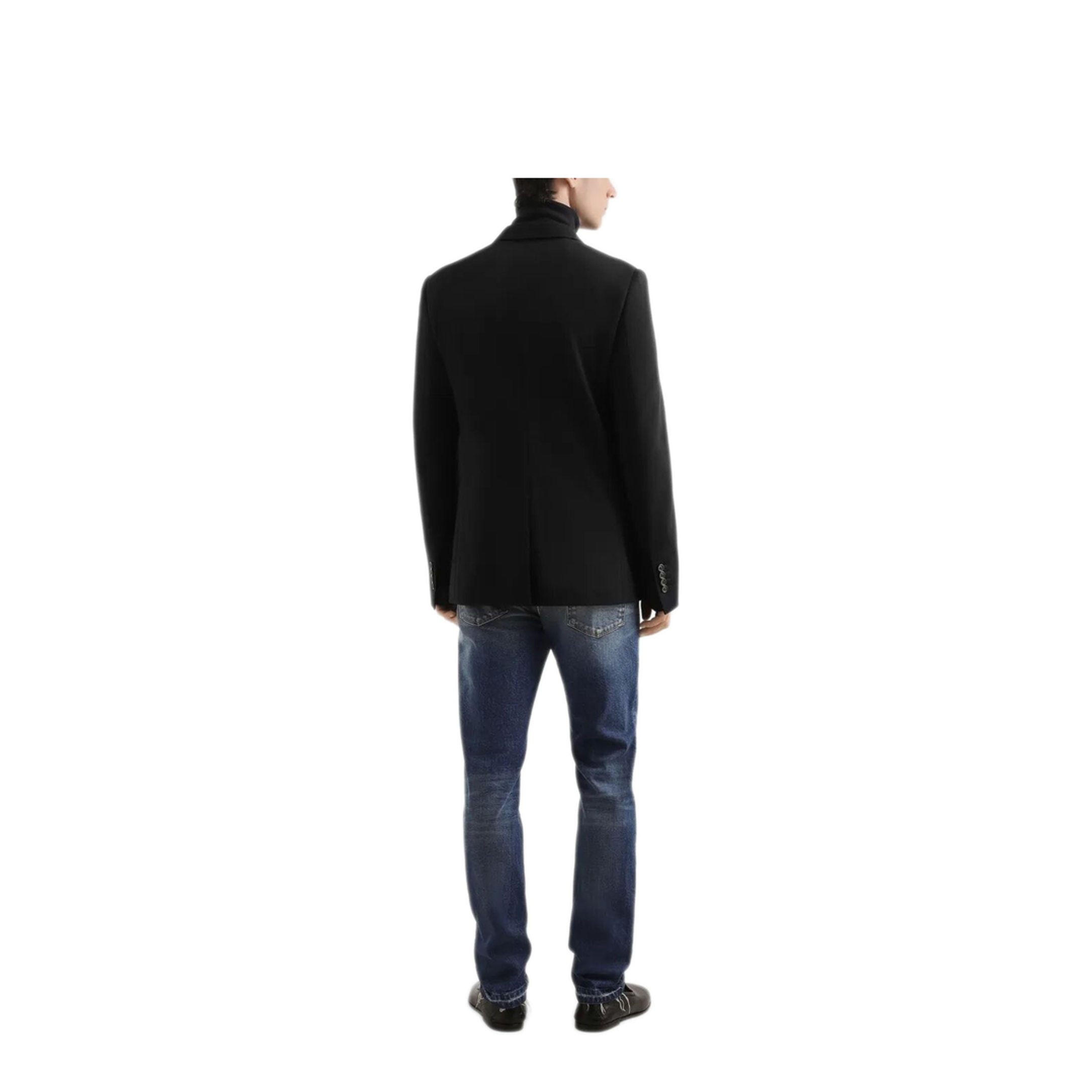 Double-Breasted Wool Blazer - Image 3