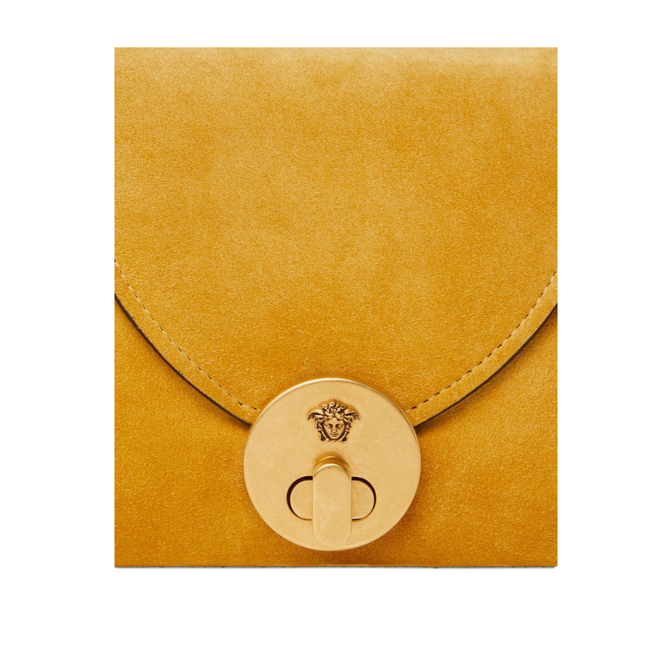 Vivian Suede Clutch - Yellow - Image 6