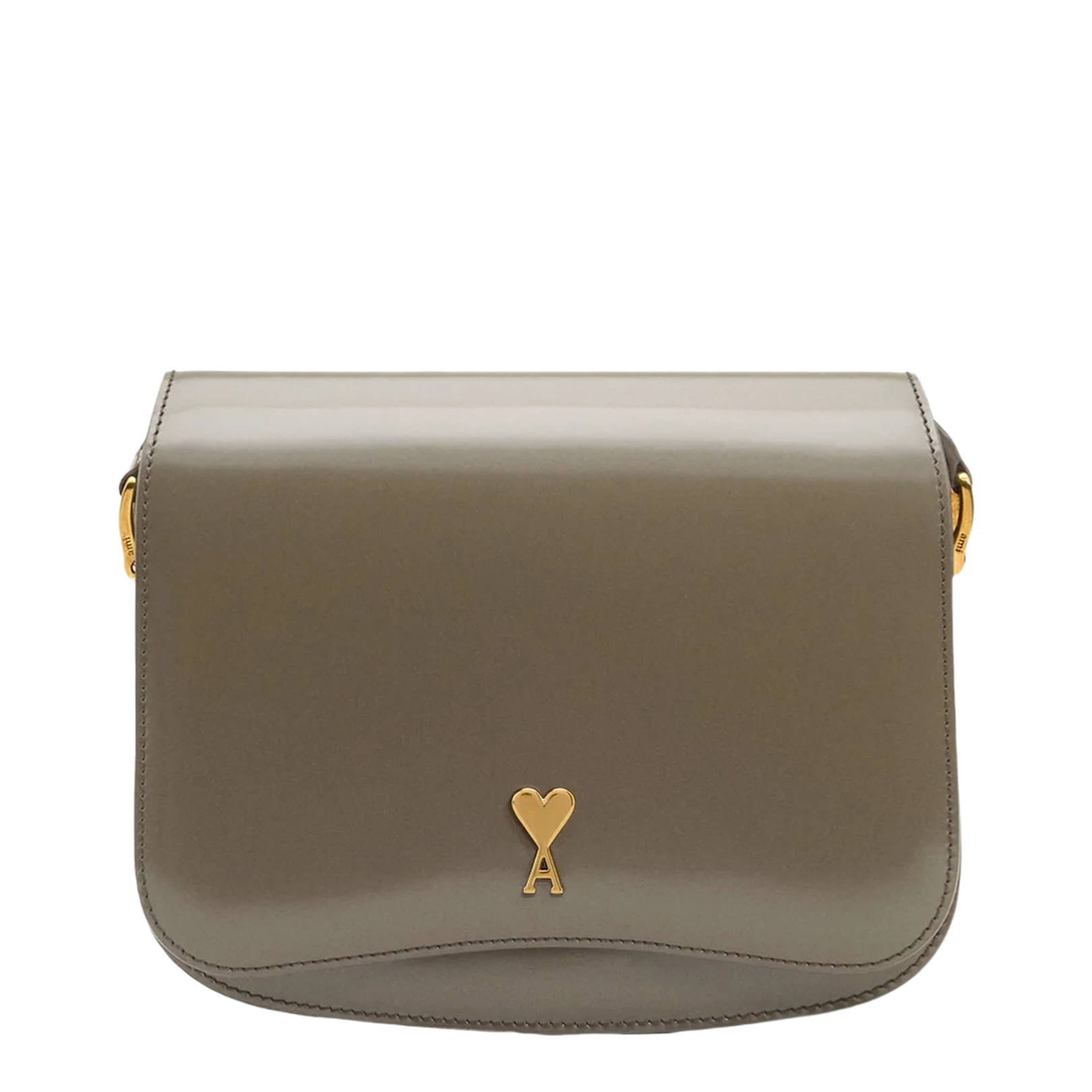 Grey Glazed Leather Paris Bag - Image 1