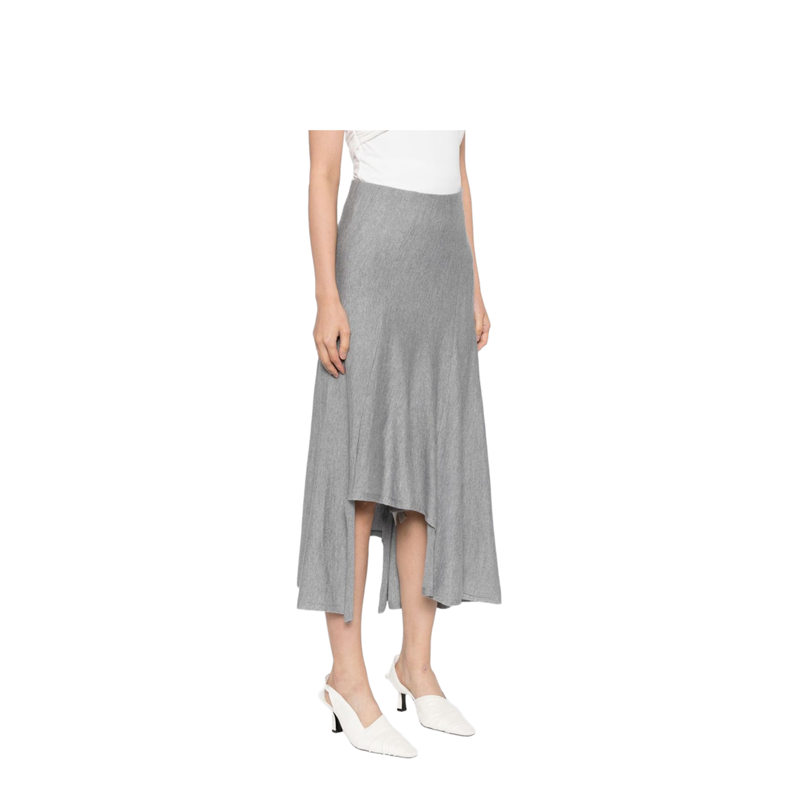 Wool Midi Skirt - Image 4