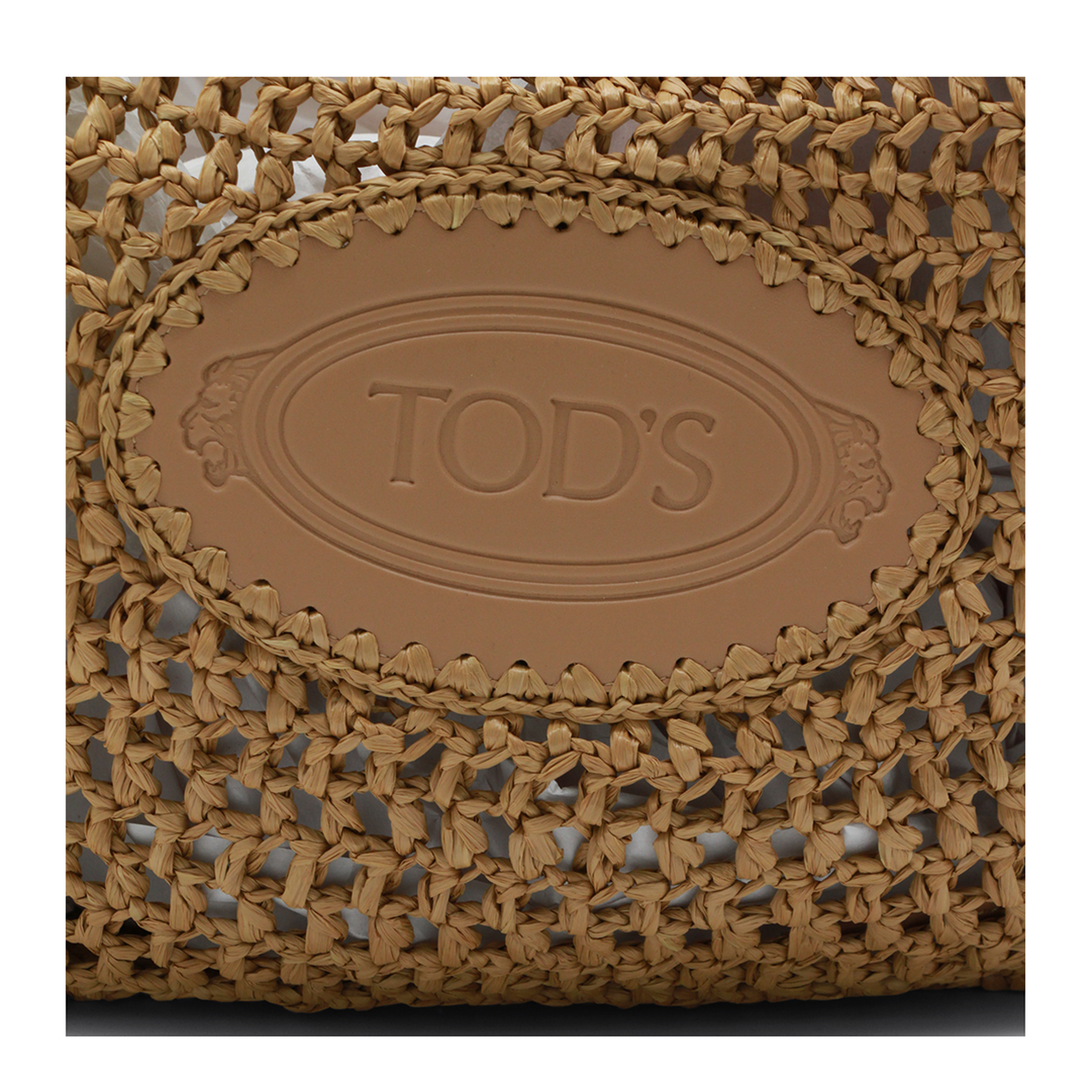Medium Calfskin Shopping Bag - Light Camel - Image 8