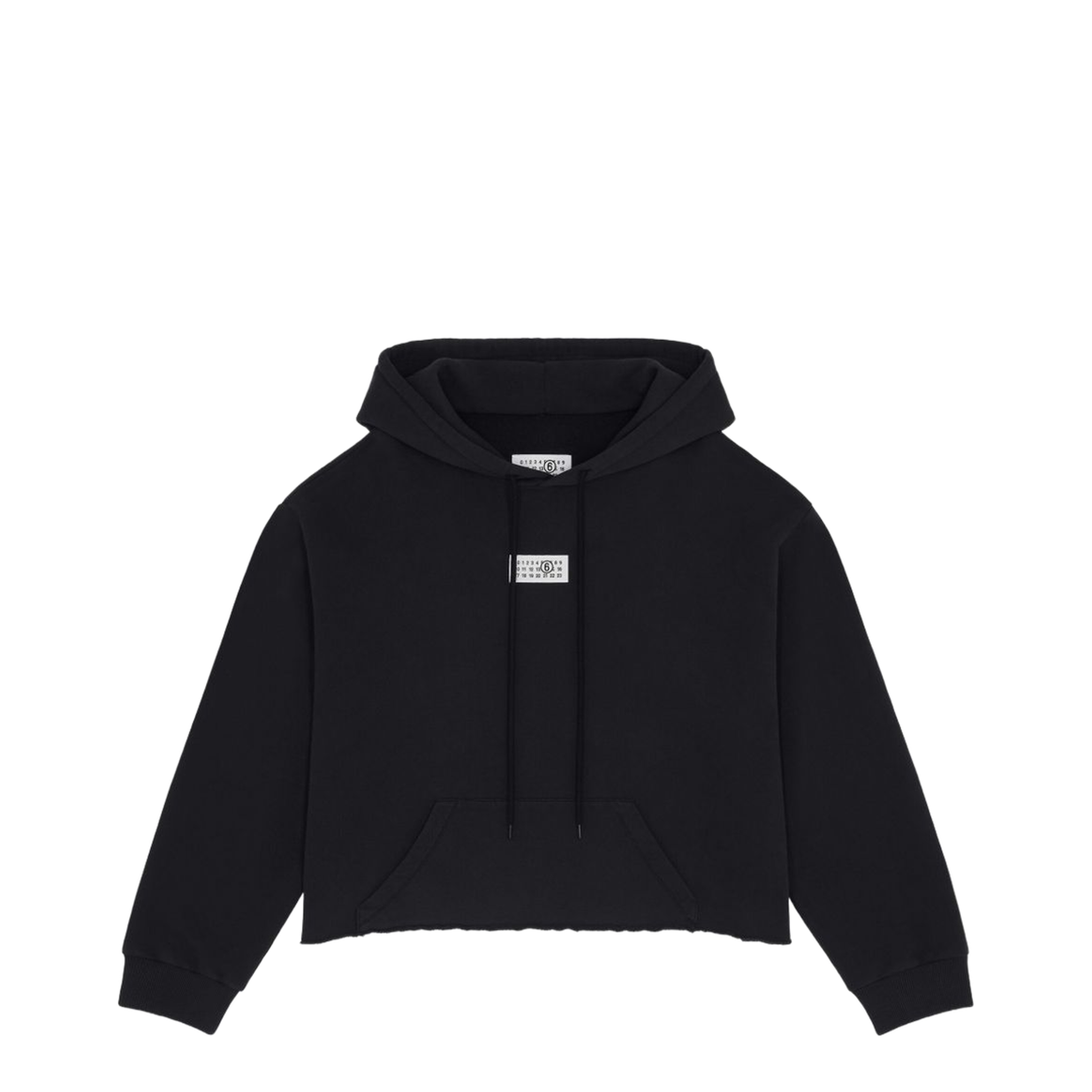 Black Cotton Hoodie - Image 1