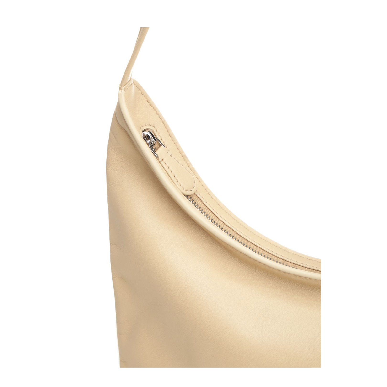 Izzy Leather Crossbody Bag Cream - Image 4