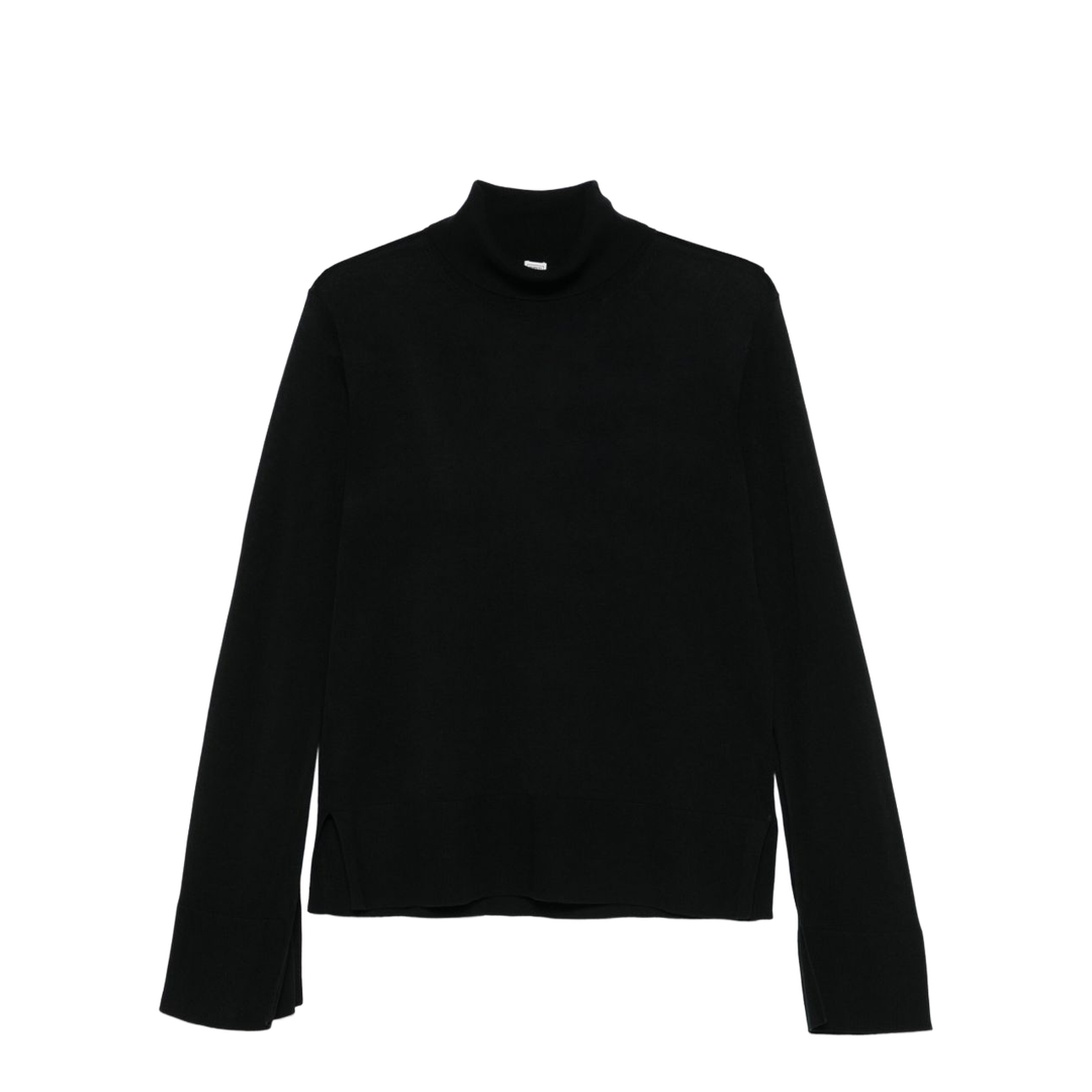 Slit Sleeve Turtleneck Black - Image 1