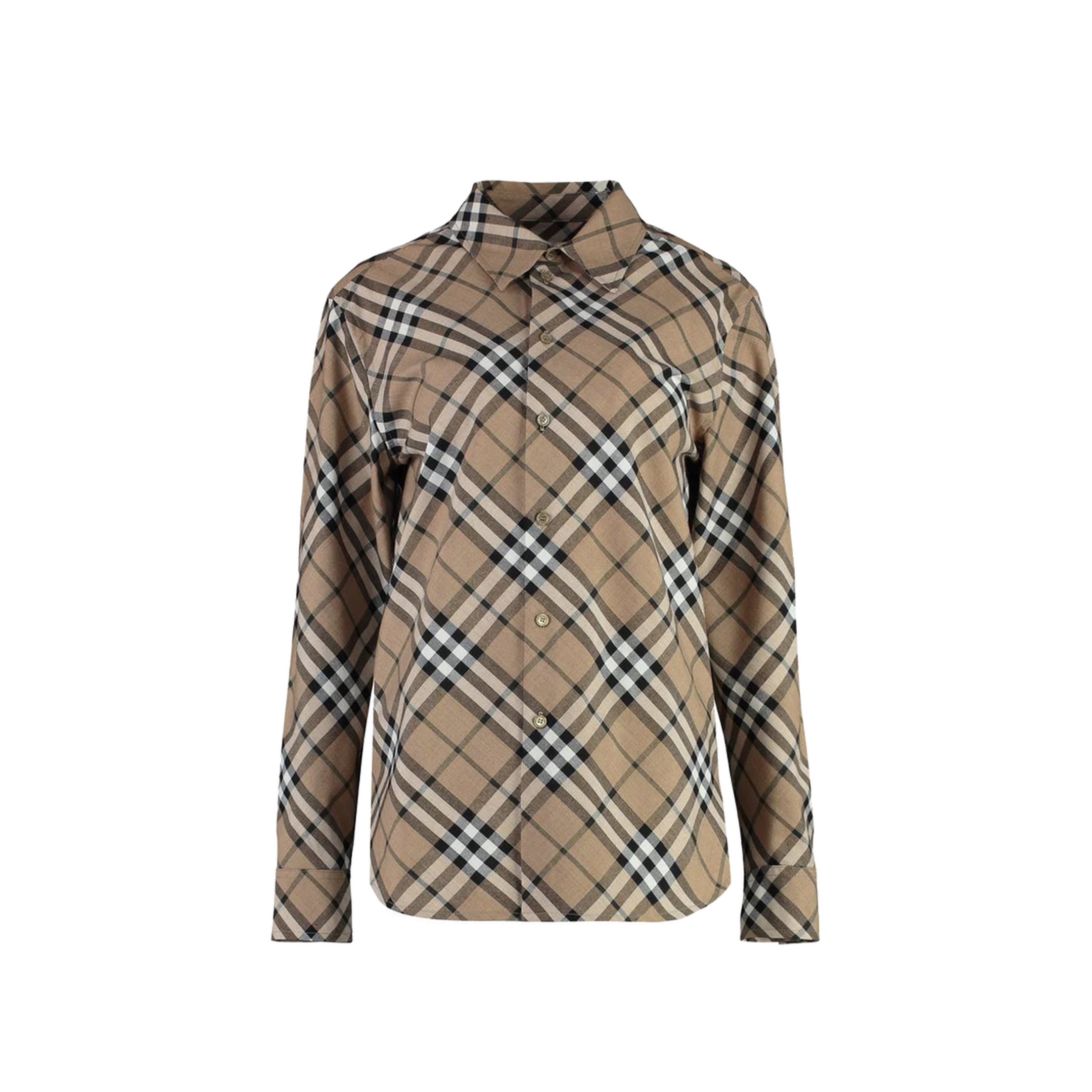 Checked Cotton Shirt - Image 1